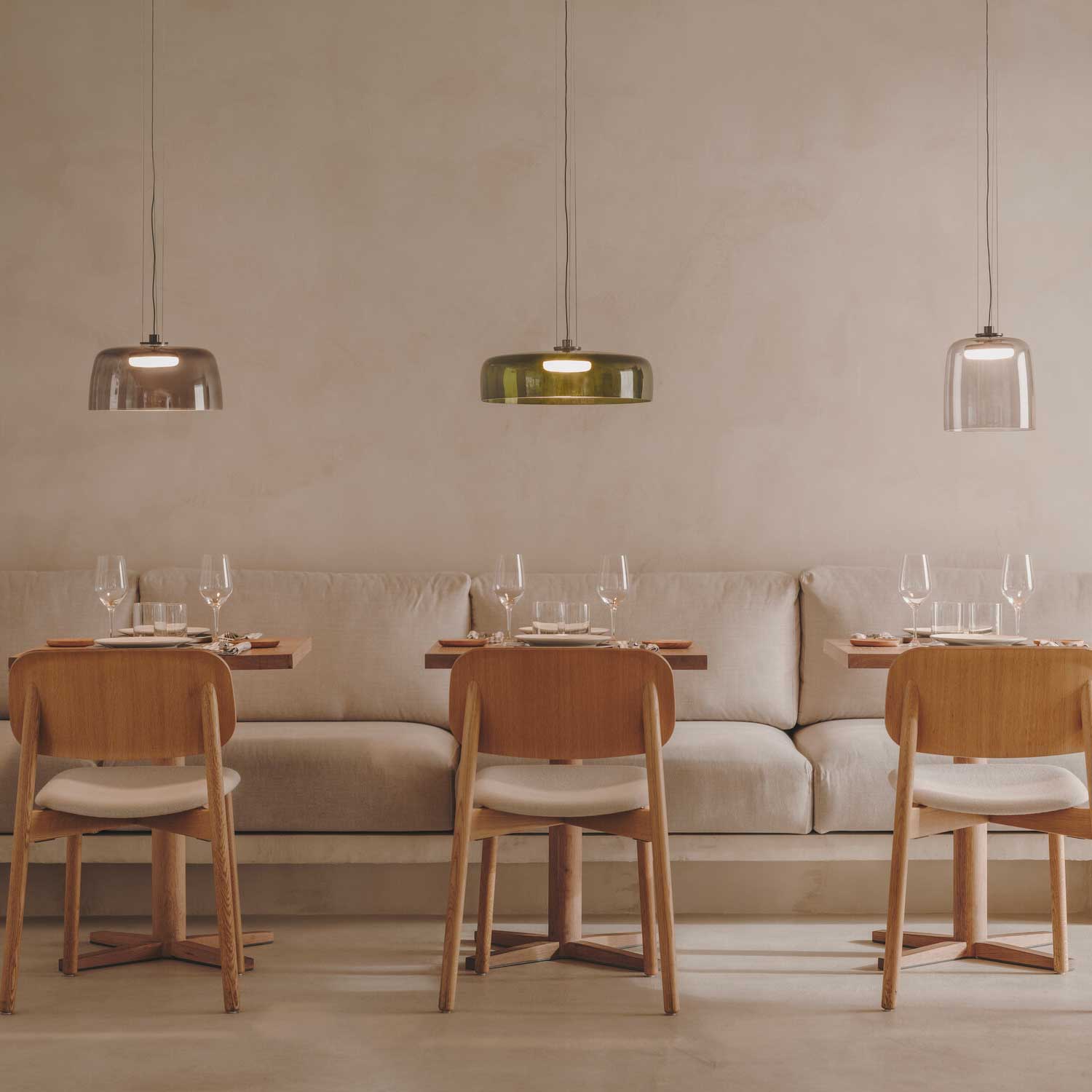 Levels 1 - Suspension en verre design moderne pour cuisine