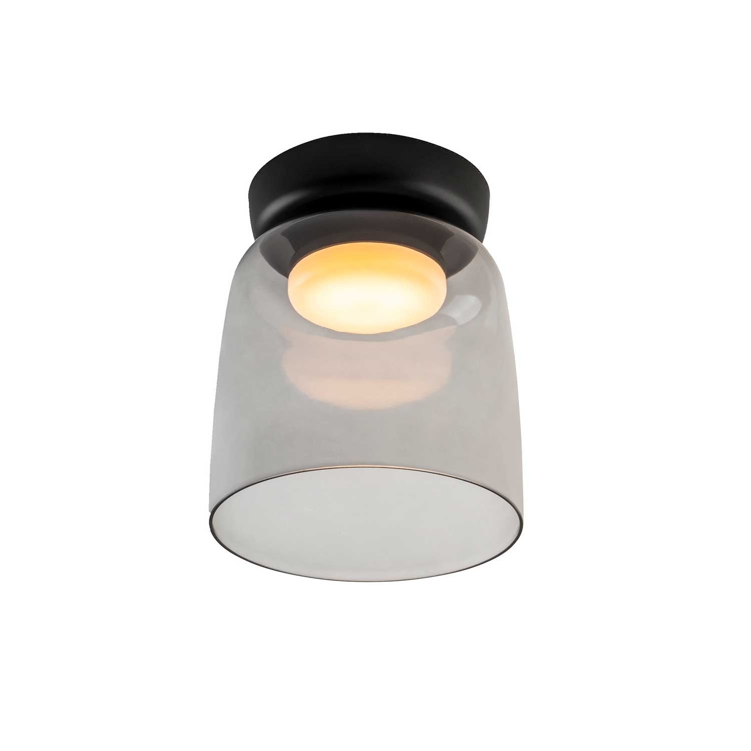 Levels 1 - Plafonnier LED en verre design moderne pour chambre