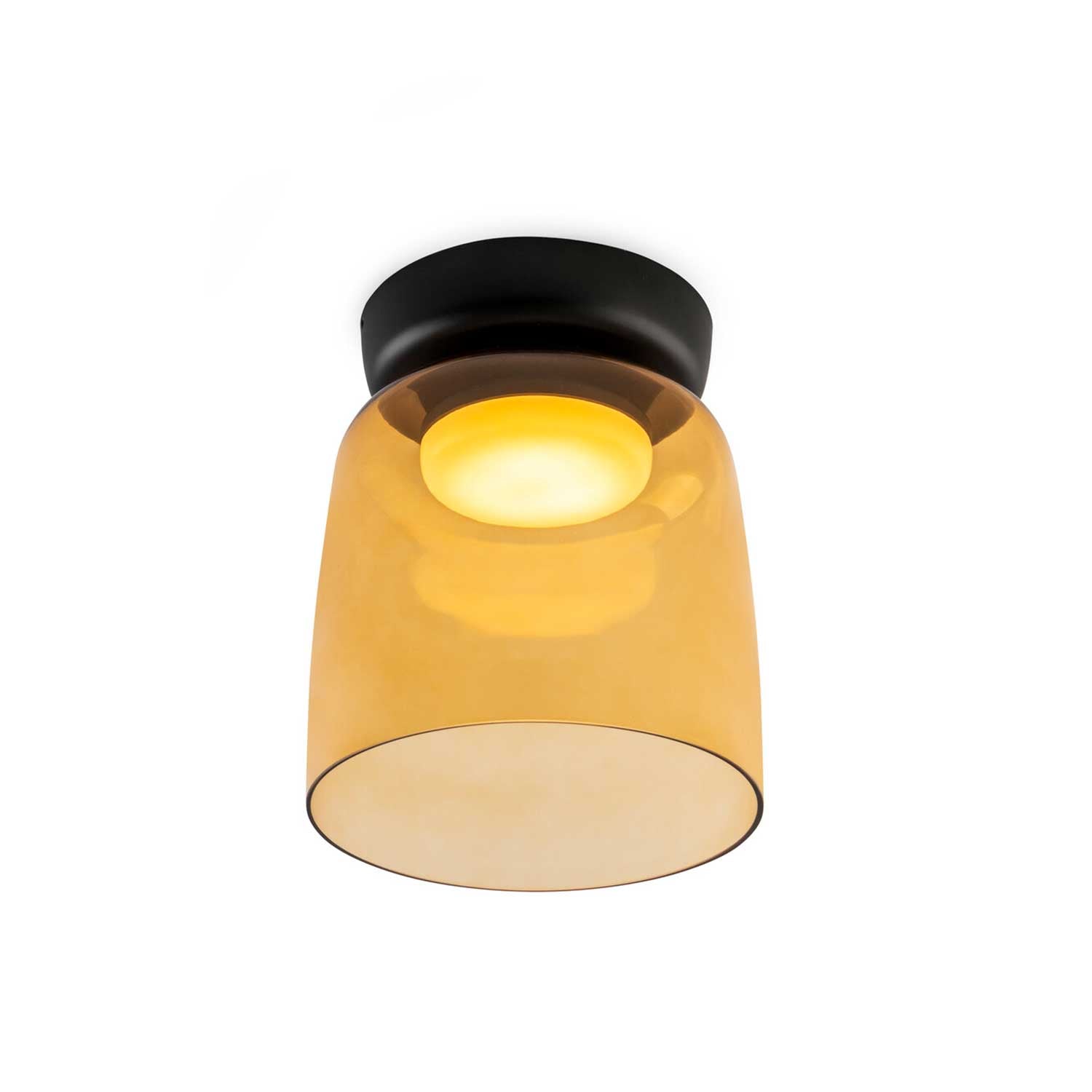 Levels 1 - Plafonnier LED en verre design moderne pour chambre