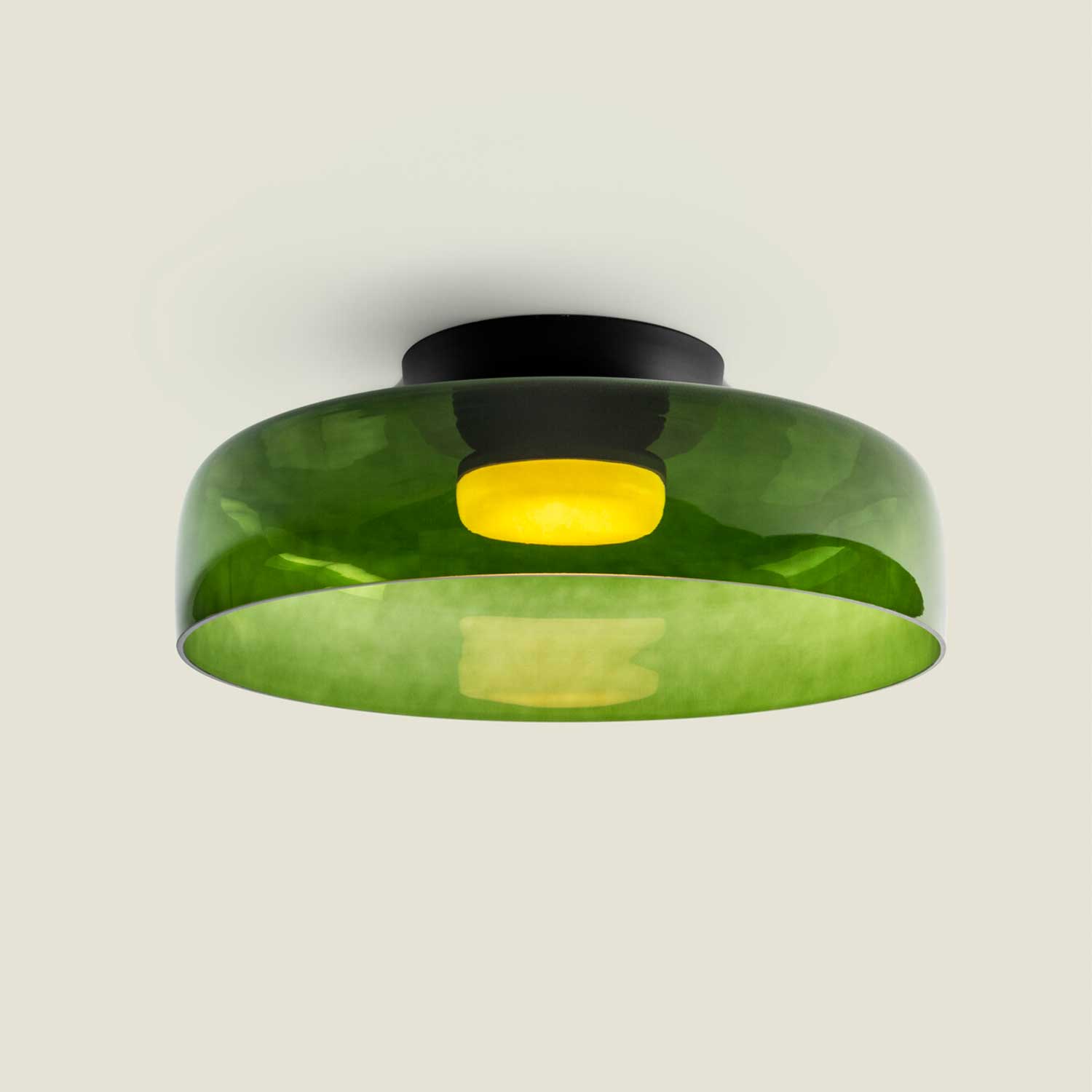 Levels 1 - Plafonnier LED en verre design moderne pour chambre