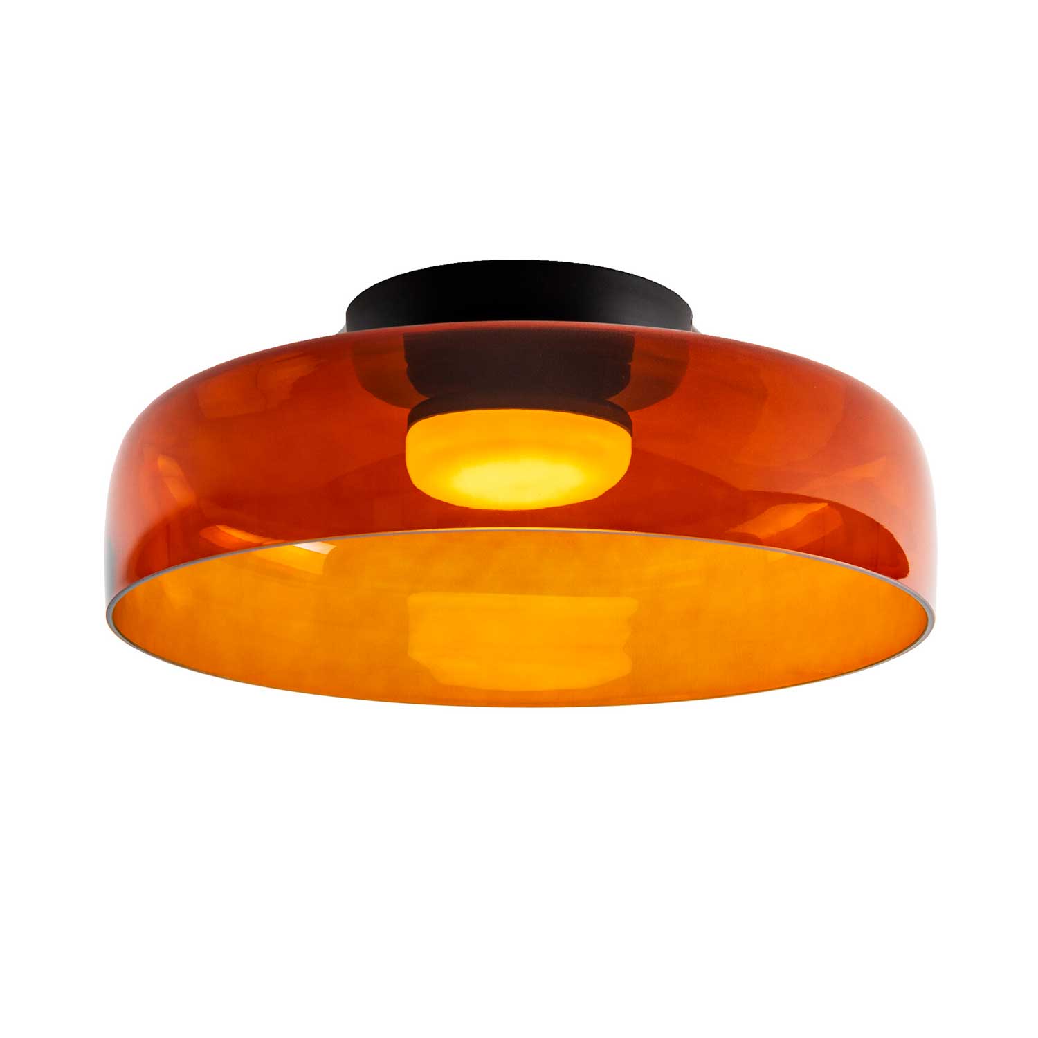 Levels 1 - Plafonnier LED en verre design moderne pour chambre