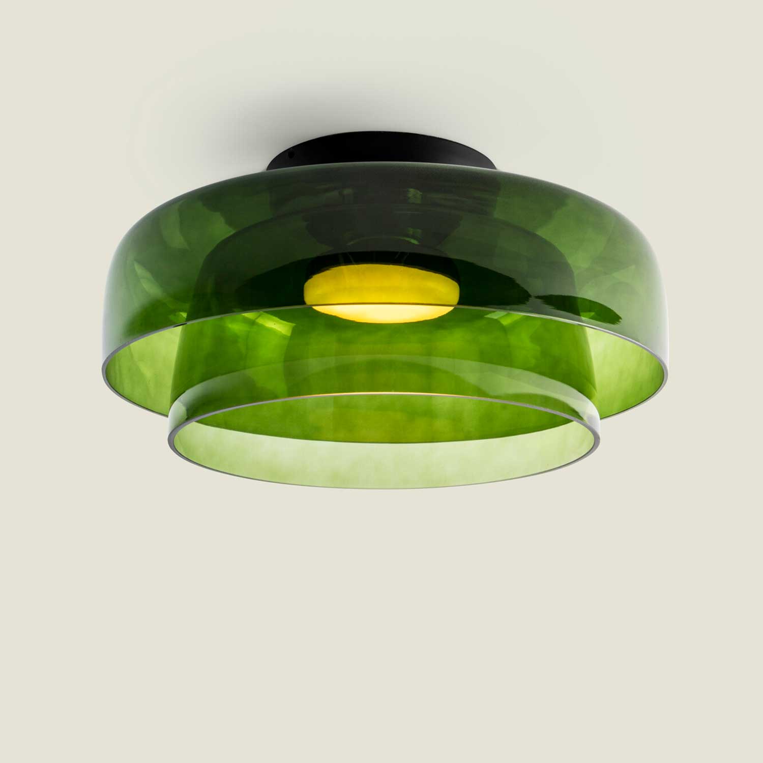 Levels 2 - Plafonnier en verre LED design pour salle à manger