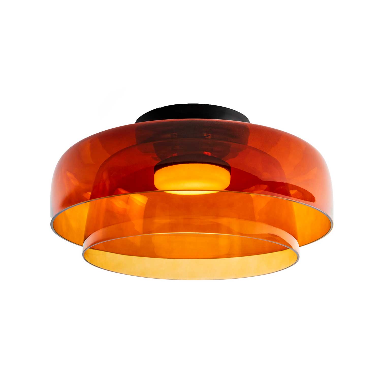 Levels 2 - Plafonnier en verre LED design pour salle à manger