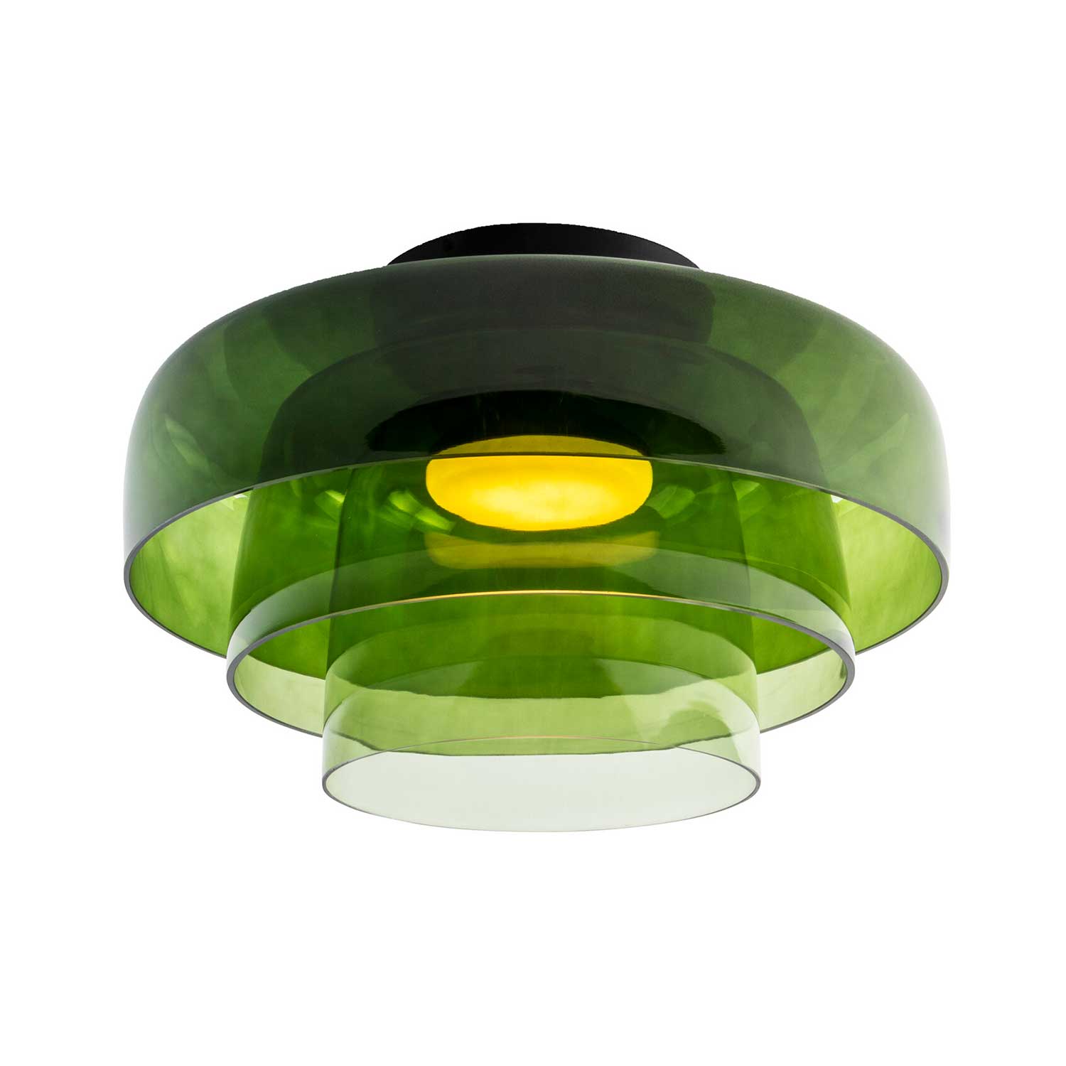 Levels 3 - Plafonnier LED en verre design pour salon