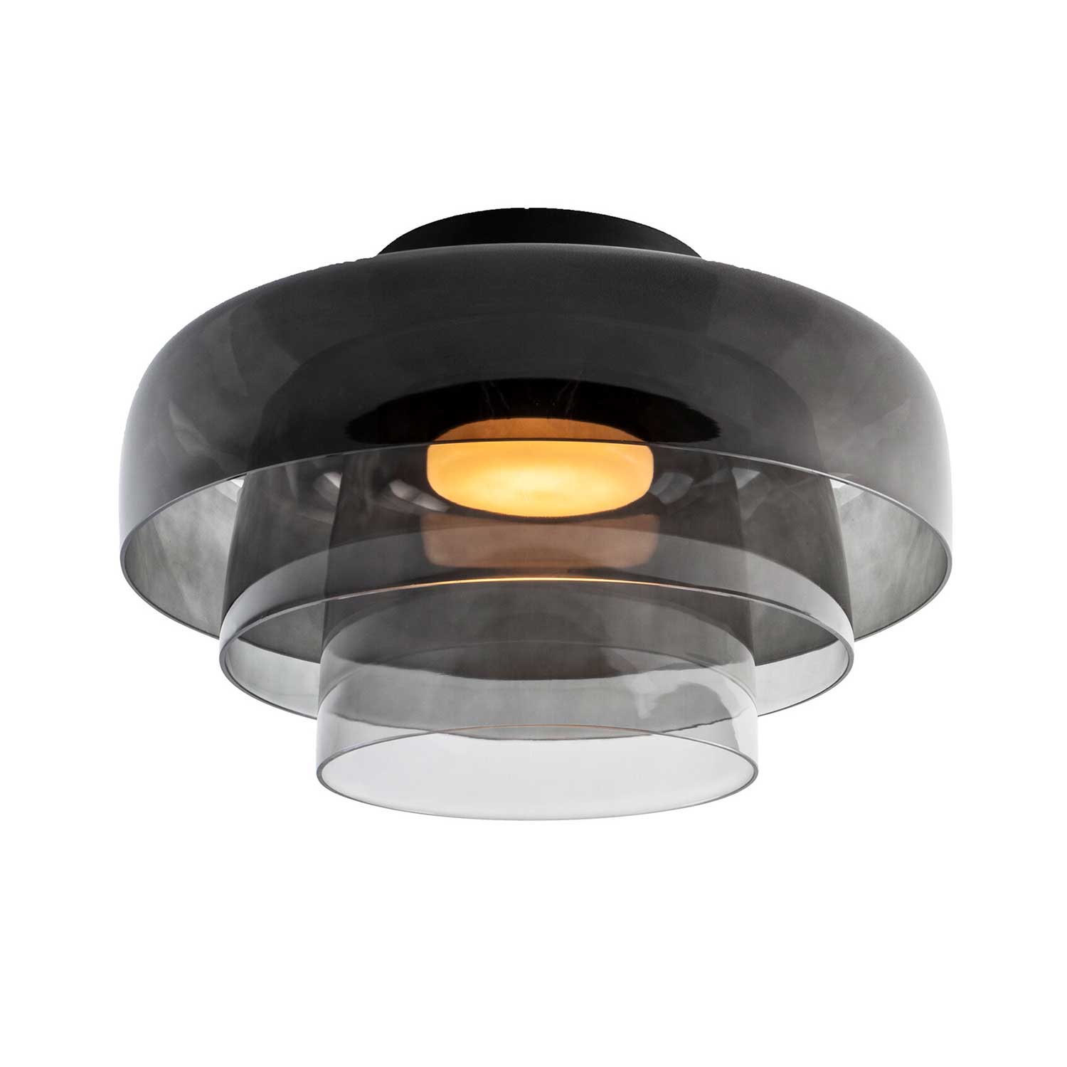 Levels 3 - Plafonnier LED en verre design pour salon