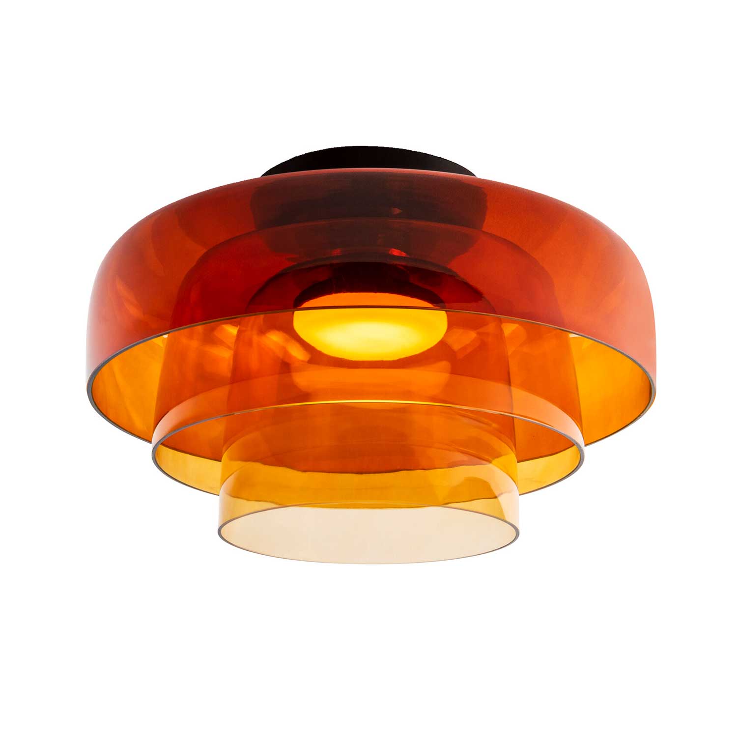 Levels 3 - Plafonnier LED en verre design pour salon