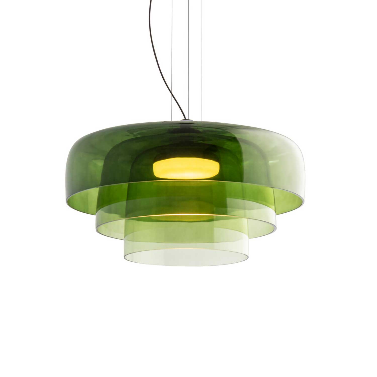 Levels 3 - Suspension en verre design pour salon