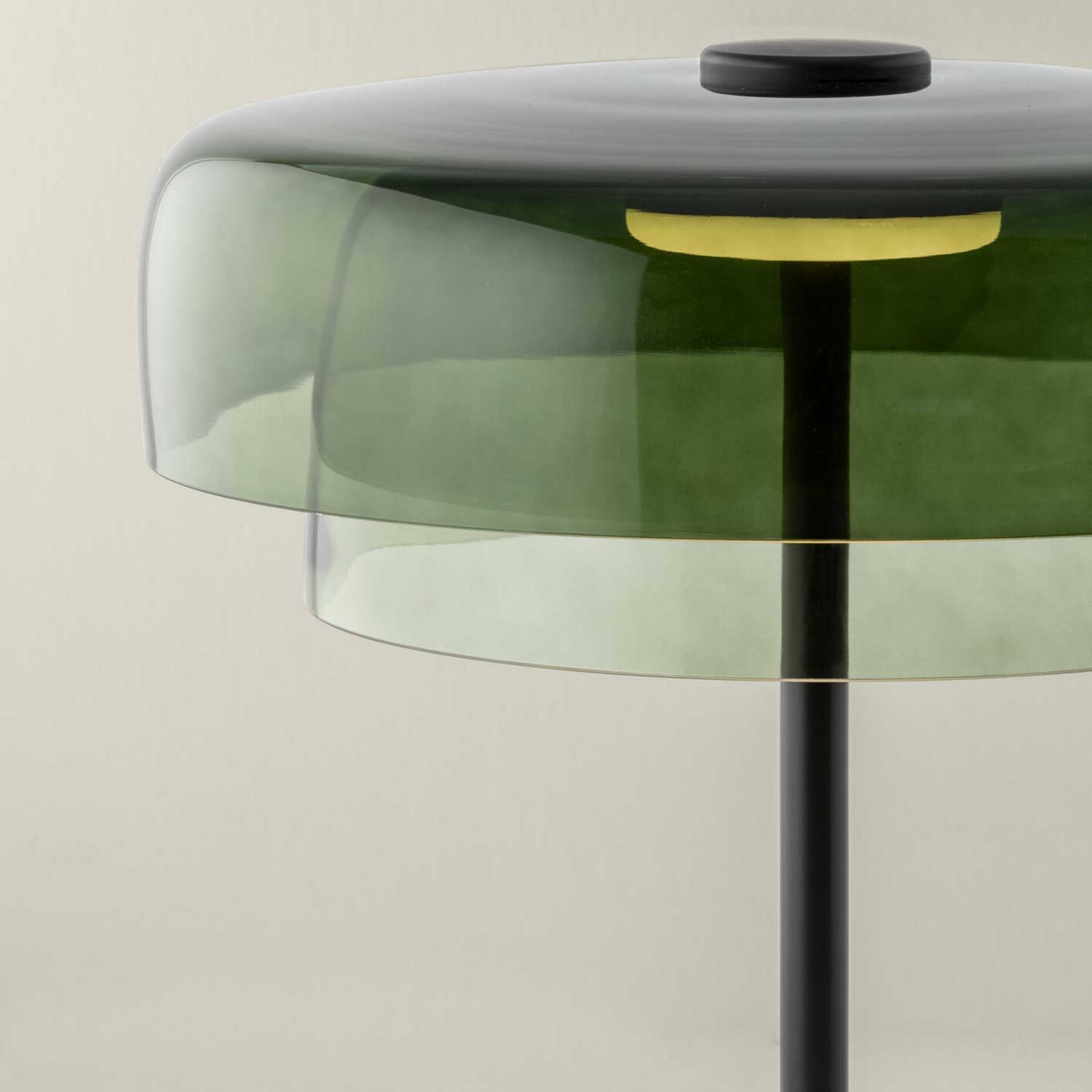 Levels 2 - Lampe à poser LED en verre design pour salon