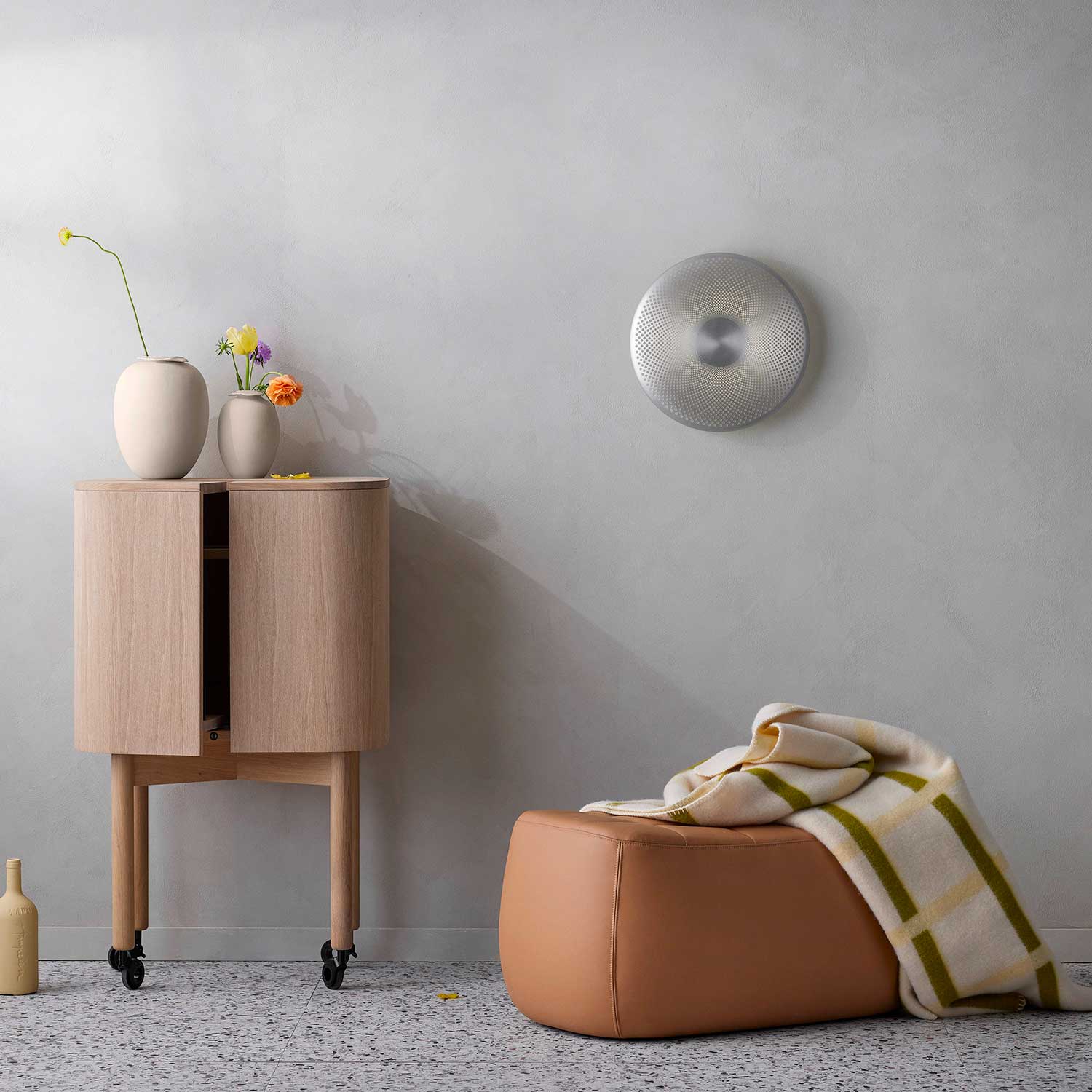 Glint - Runde Design-Wandleuchte, modern und zeitgemäß