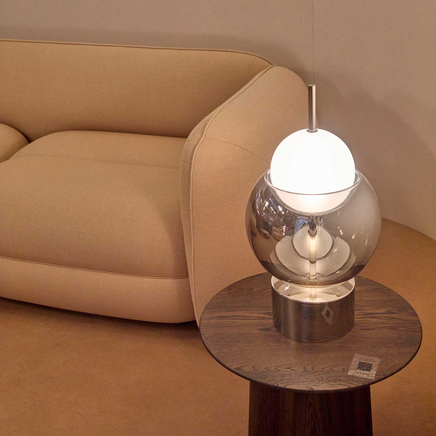 Galileo - Lampe LED luxueux sphère en verre design pour chambre