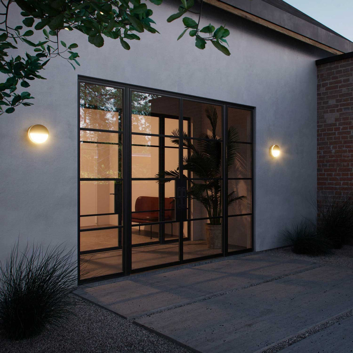 Ava Smart - Applique et plafonnier LED connecté en aluminium, pour intérieur et extérieur