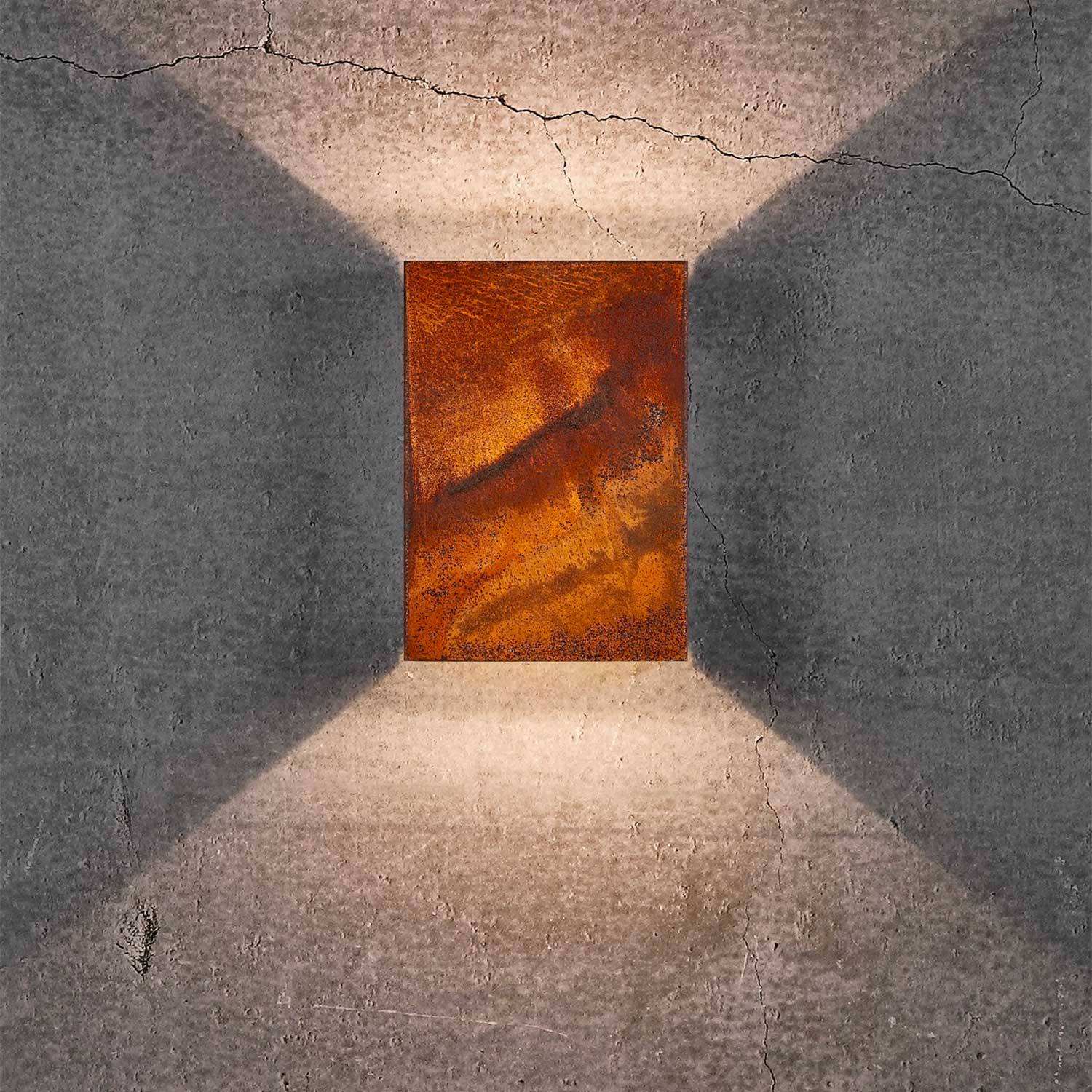 Fold - Applique da parete LED esterna doppia design contemporaneo