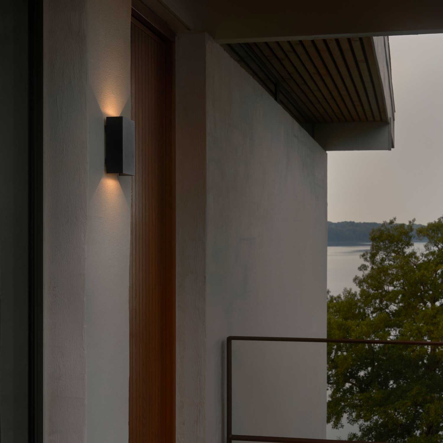 Fold - Applique da parete LED esterna doppia design contemporaneo