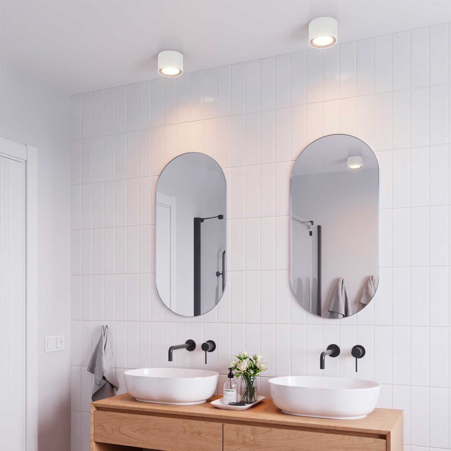 Landon - Spot LED en applique de salle de bain contemporaine