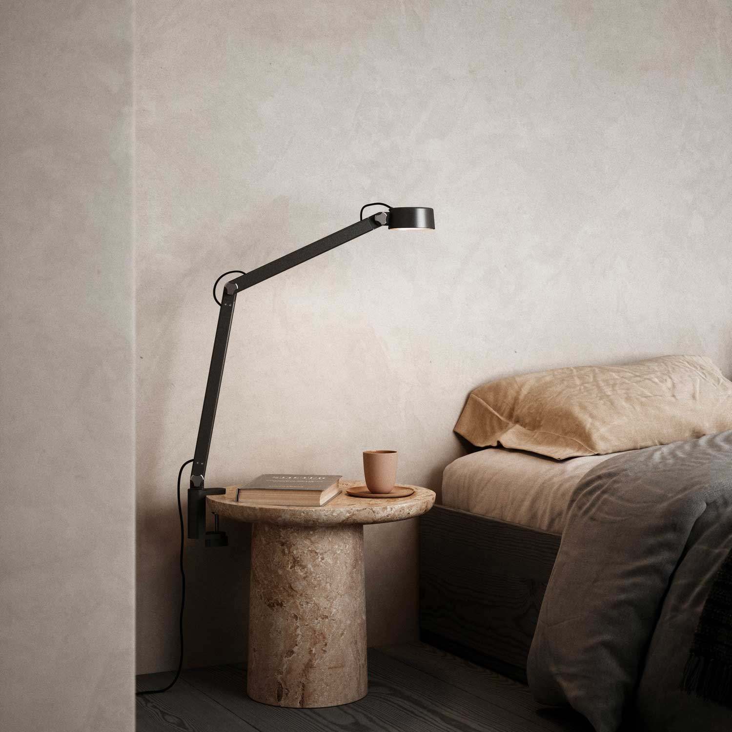 Nobu - Lampe LED en acier multifonctions design industriel