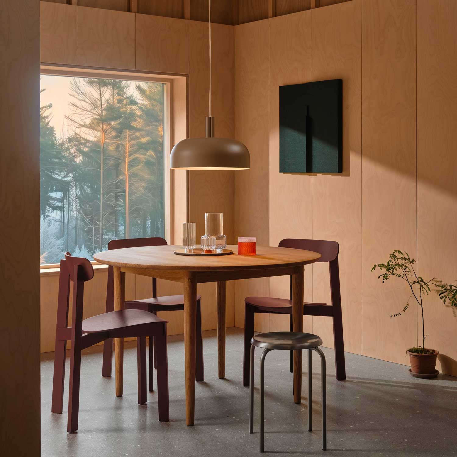 Sandro - Suspension design en acier pour salle à manger scandinave