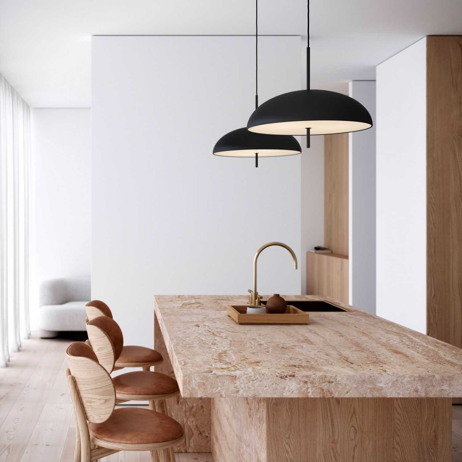 Versale - Suspension acier pour cuisine contemporaine