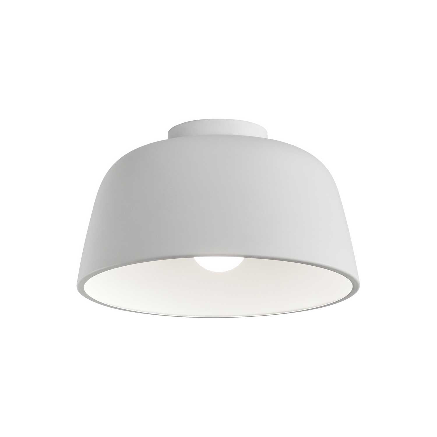 Miso - Plafonnier coupole en métal design pour salon