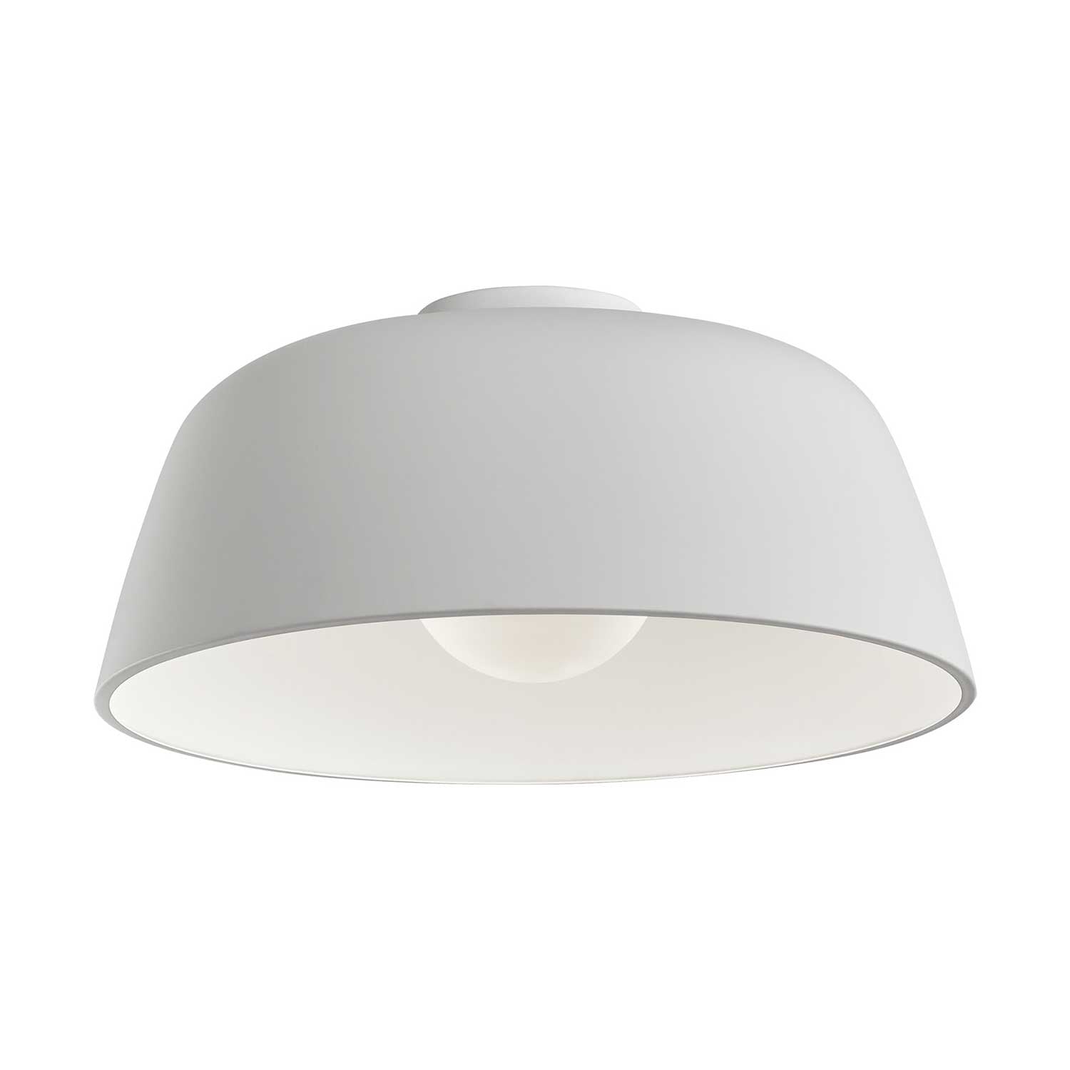 Miso - Plafonnier coupole en métal design pour salon