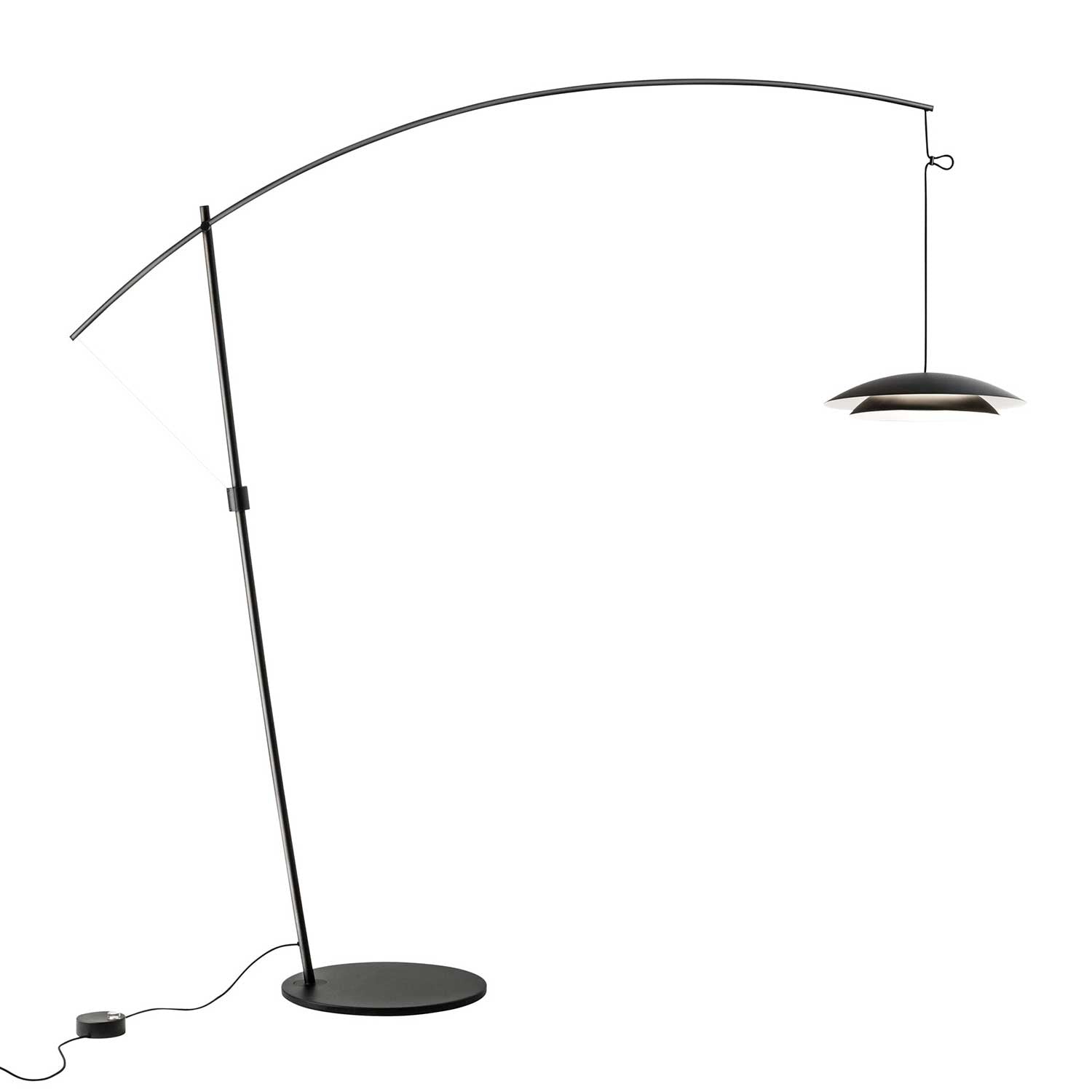 Noway - XXL LED arc floor lamp for modern living room