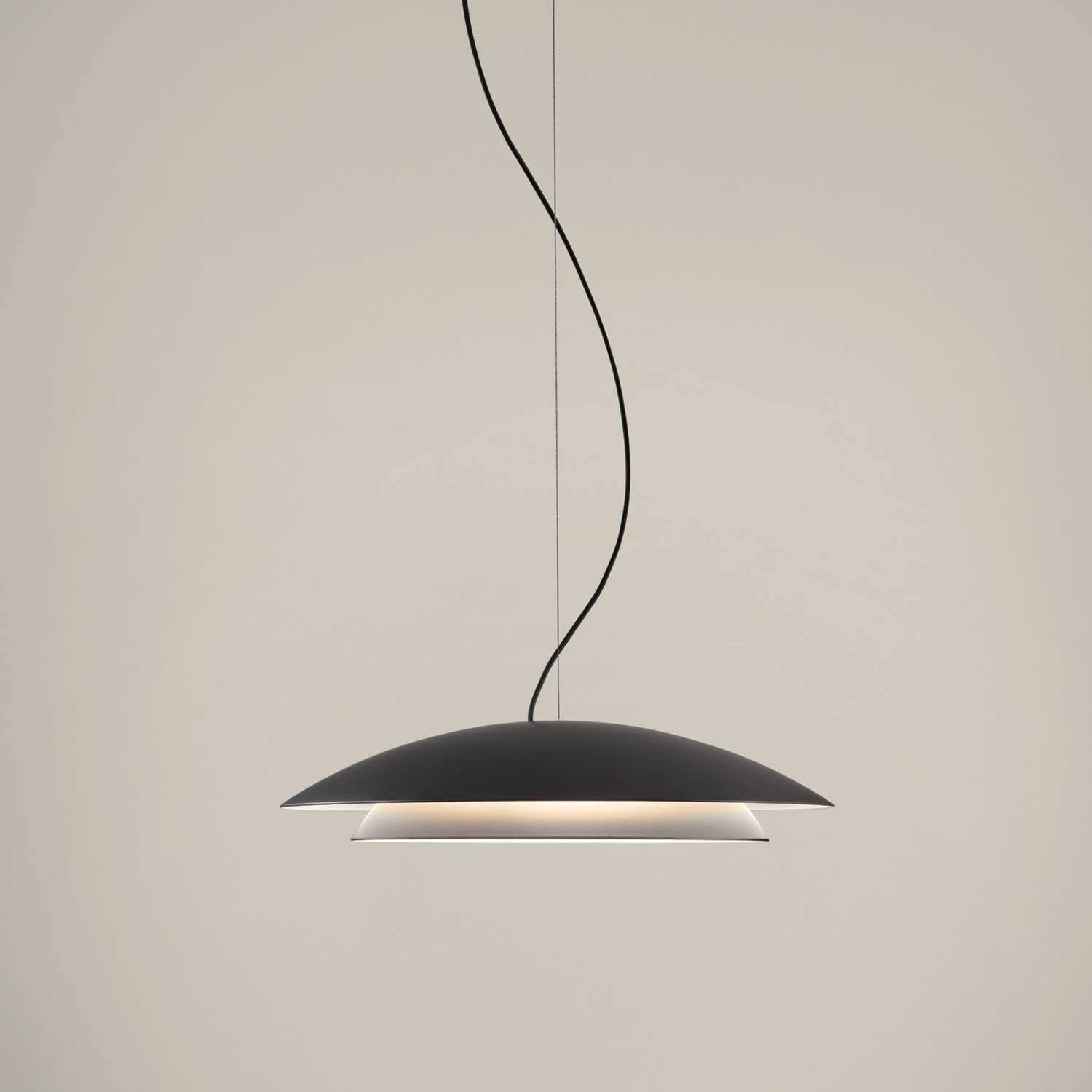 Noway - Suspension en métal doré ou noir design pour cuisine