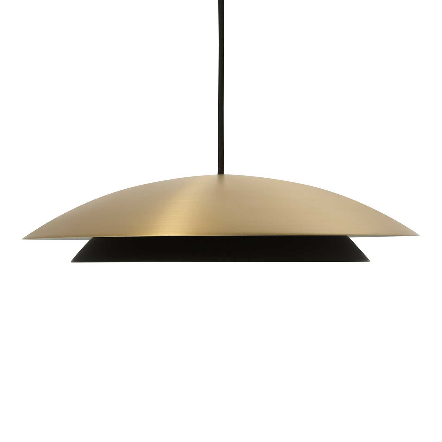 Noway - Suspension en métal doré ou noir design pour cuisine