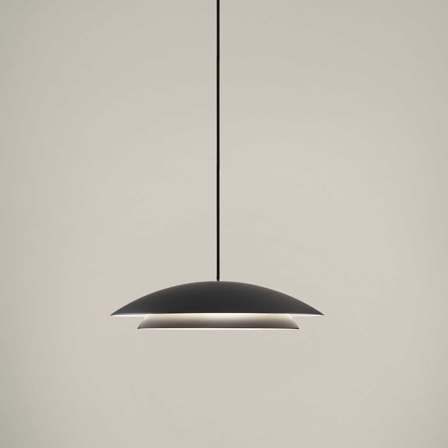 Noway - Suspension en métal doré ou noir design pour cuisine