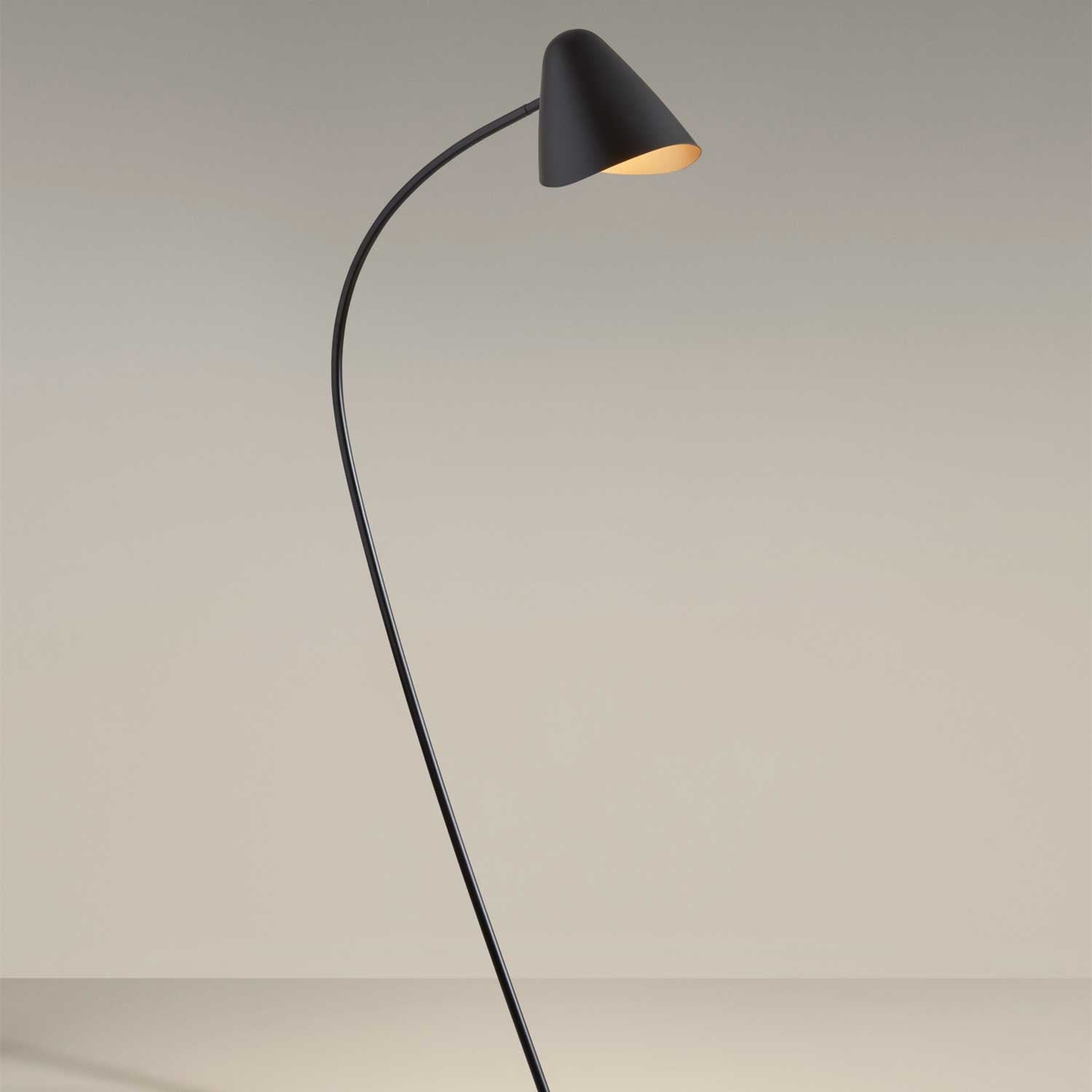 Organic - Lampadaire sur pied en acier design pour salon