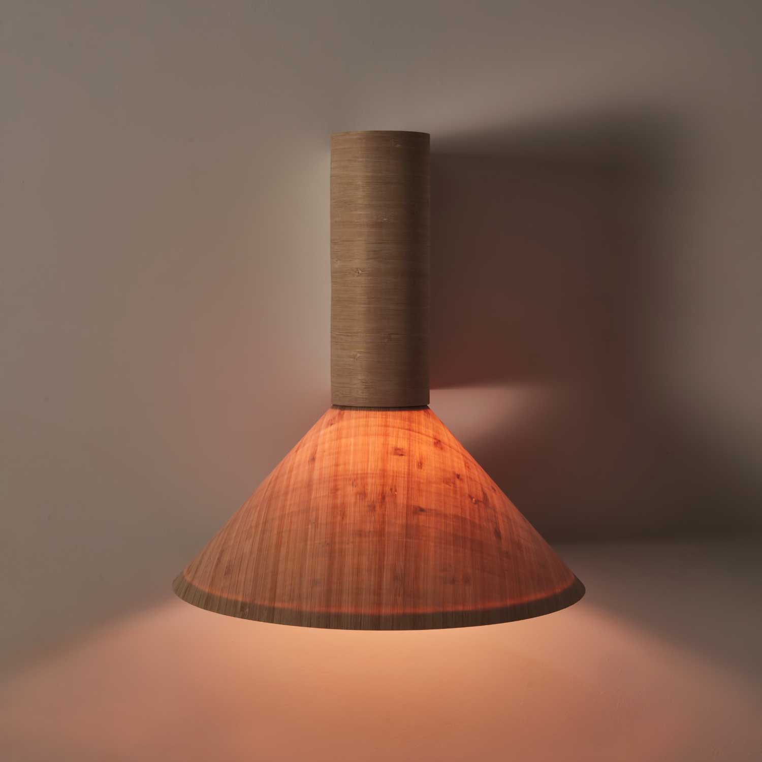 M30 - Moderne Wandleuchte aus Bambus