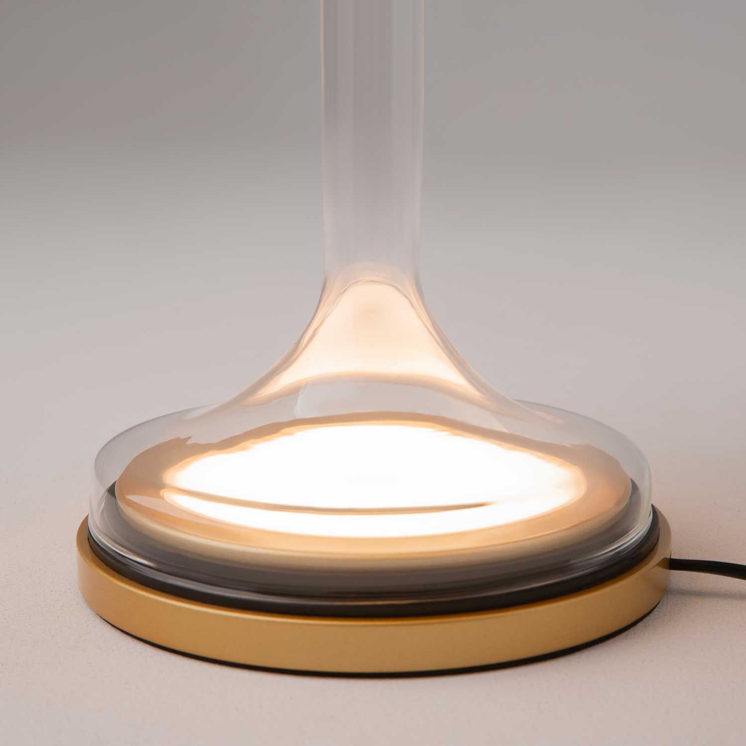 Spirito - Lampe LED à poser en verre design pour salon ou chambre