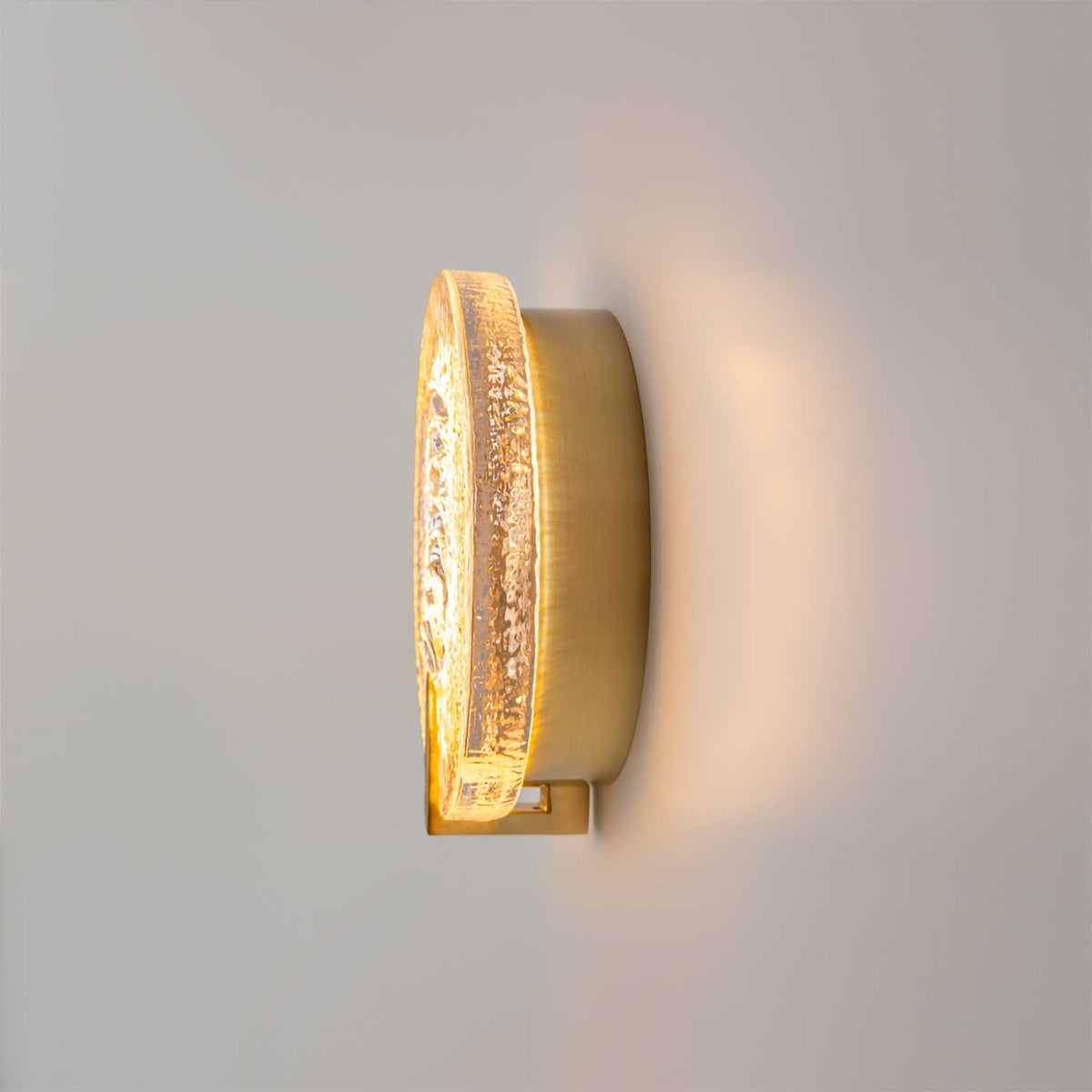 Regatta - Applique murale LED en verre moulé et métal, style contemporain