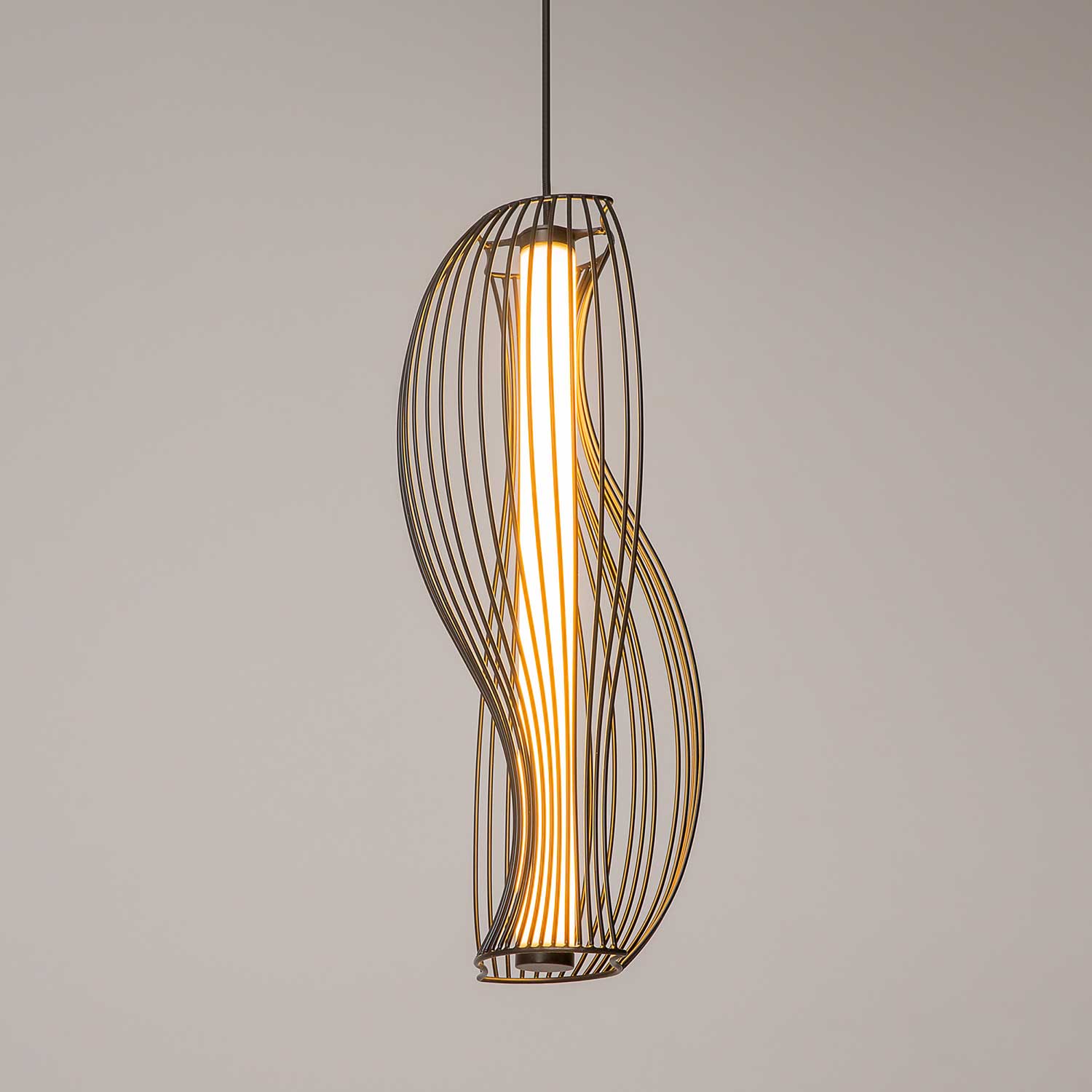 Shadows of the past - Suspension LED design pour salon