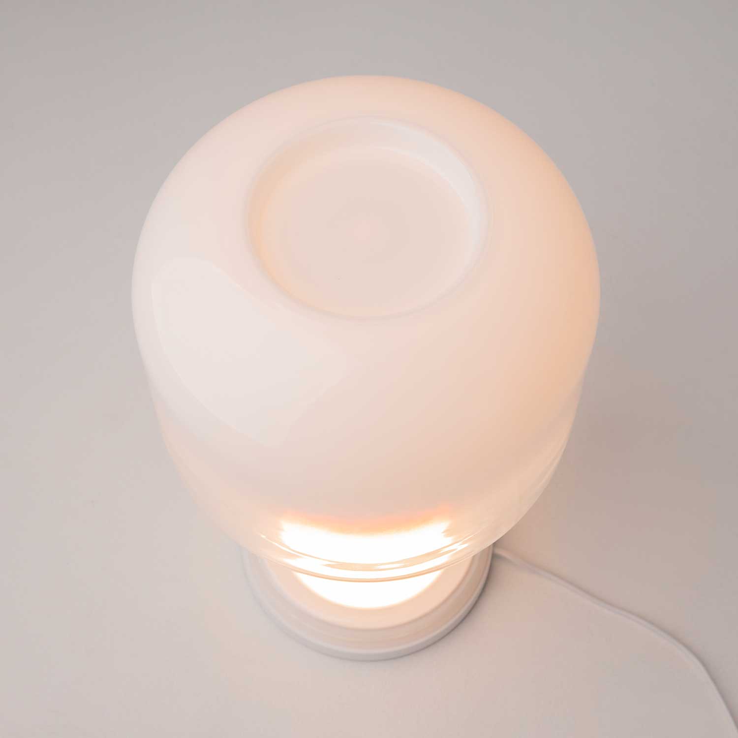 Spirito - Lampe LED à poser en verre design pour salon ou chambre