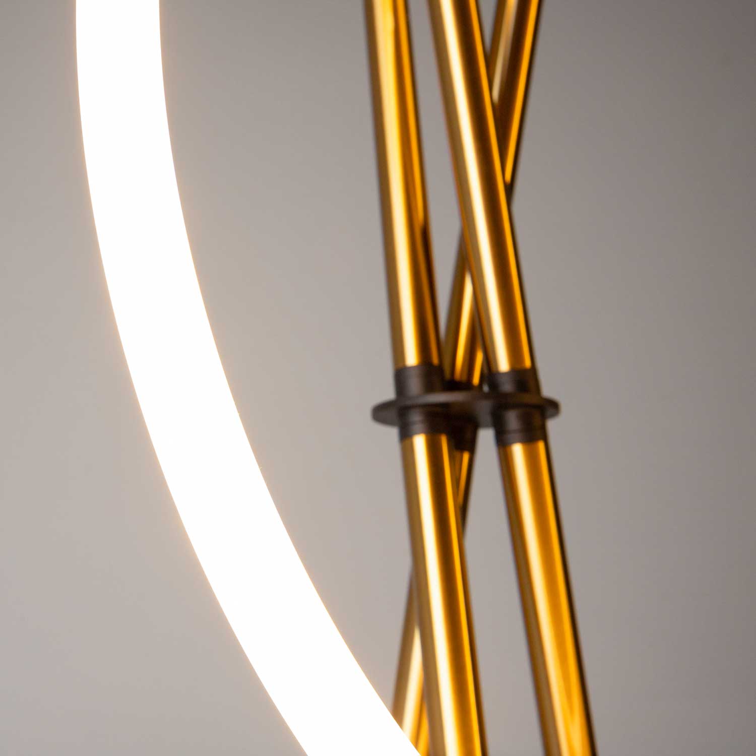 Crochet - Lampadaire tube LED flexible design moderne