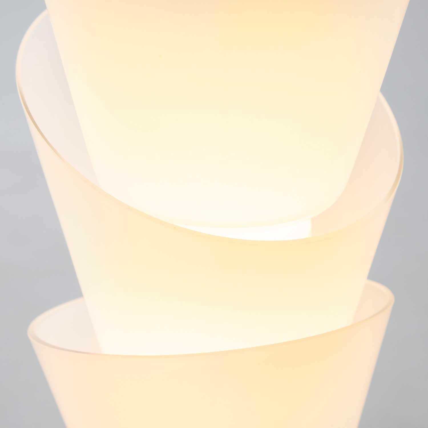 Seoul - Suspension LED en verre blanc design pour cuisine