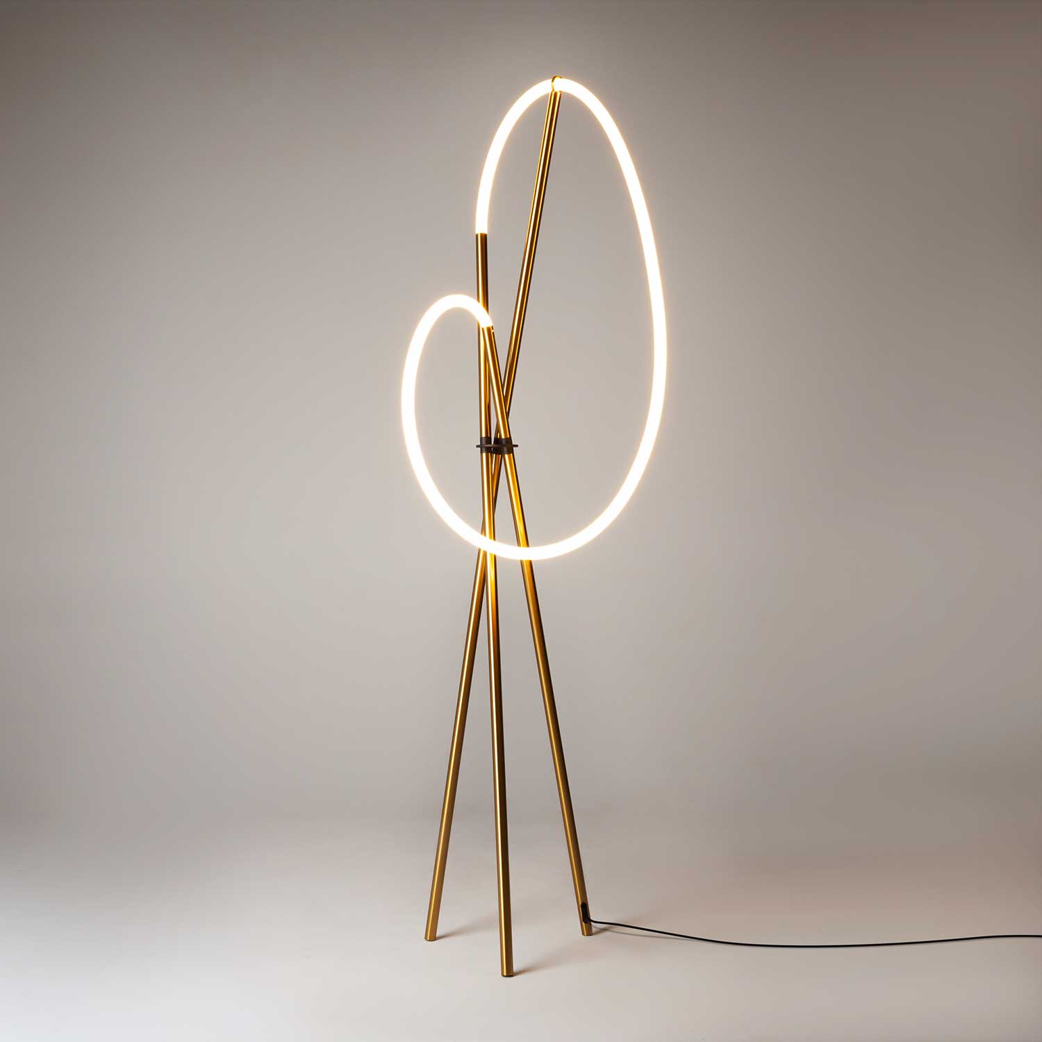 Crochet - Lampadaire tube LED flexible design moderne