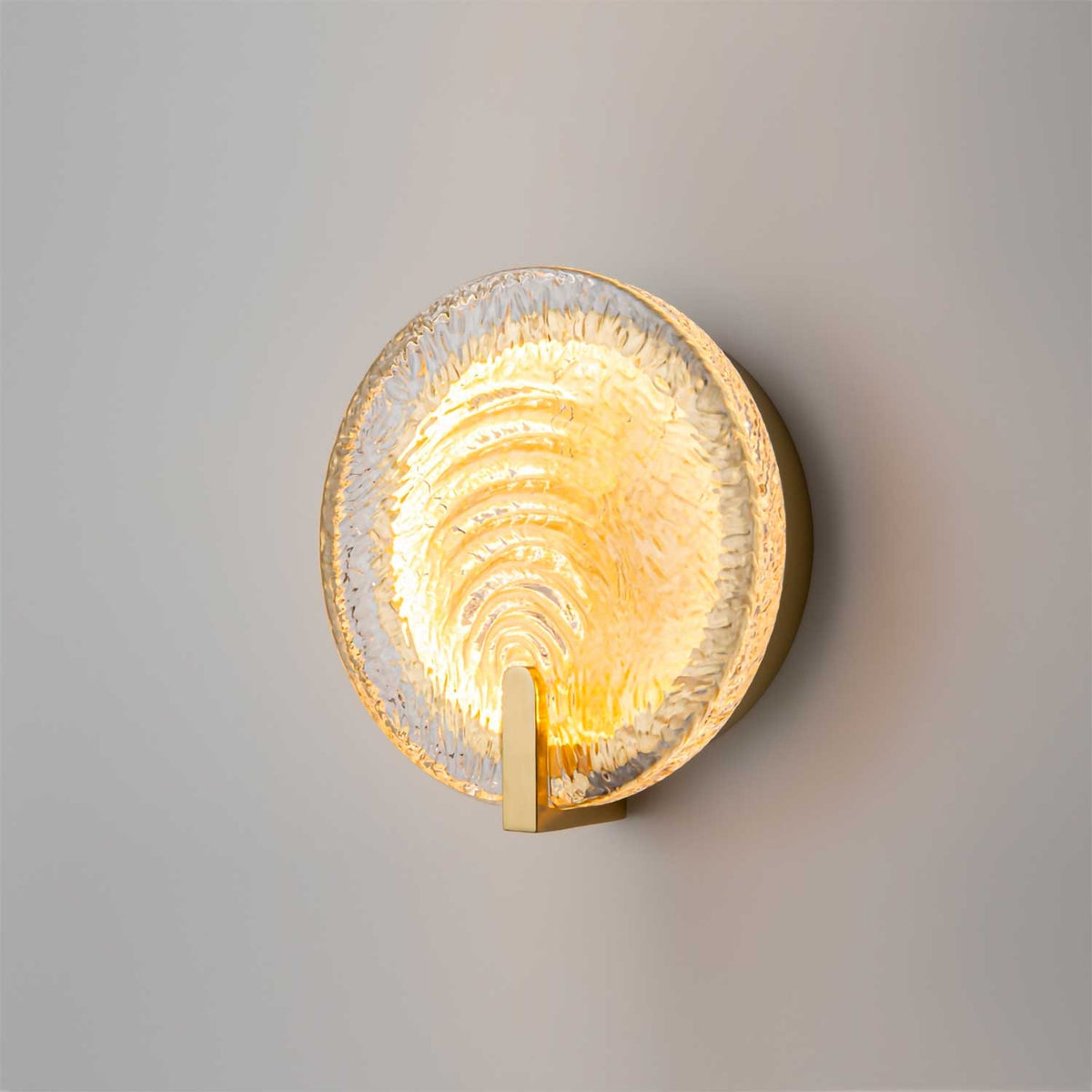 Regatta - Applique murale LED en verre moulé et métal, style contemporain
