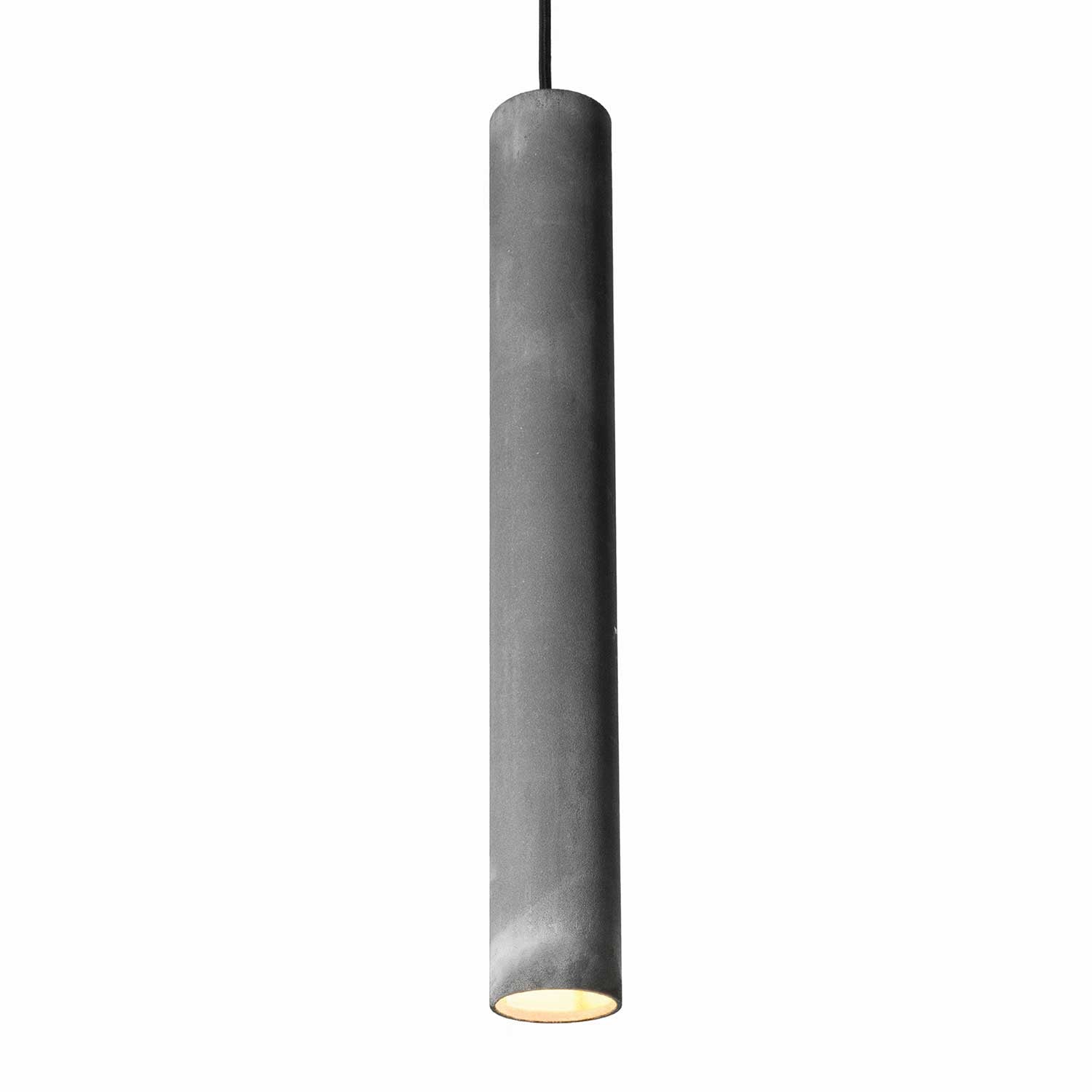 Roest Vertical - Modern high ceiling chandelier in rusty steel industrial style