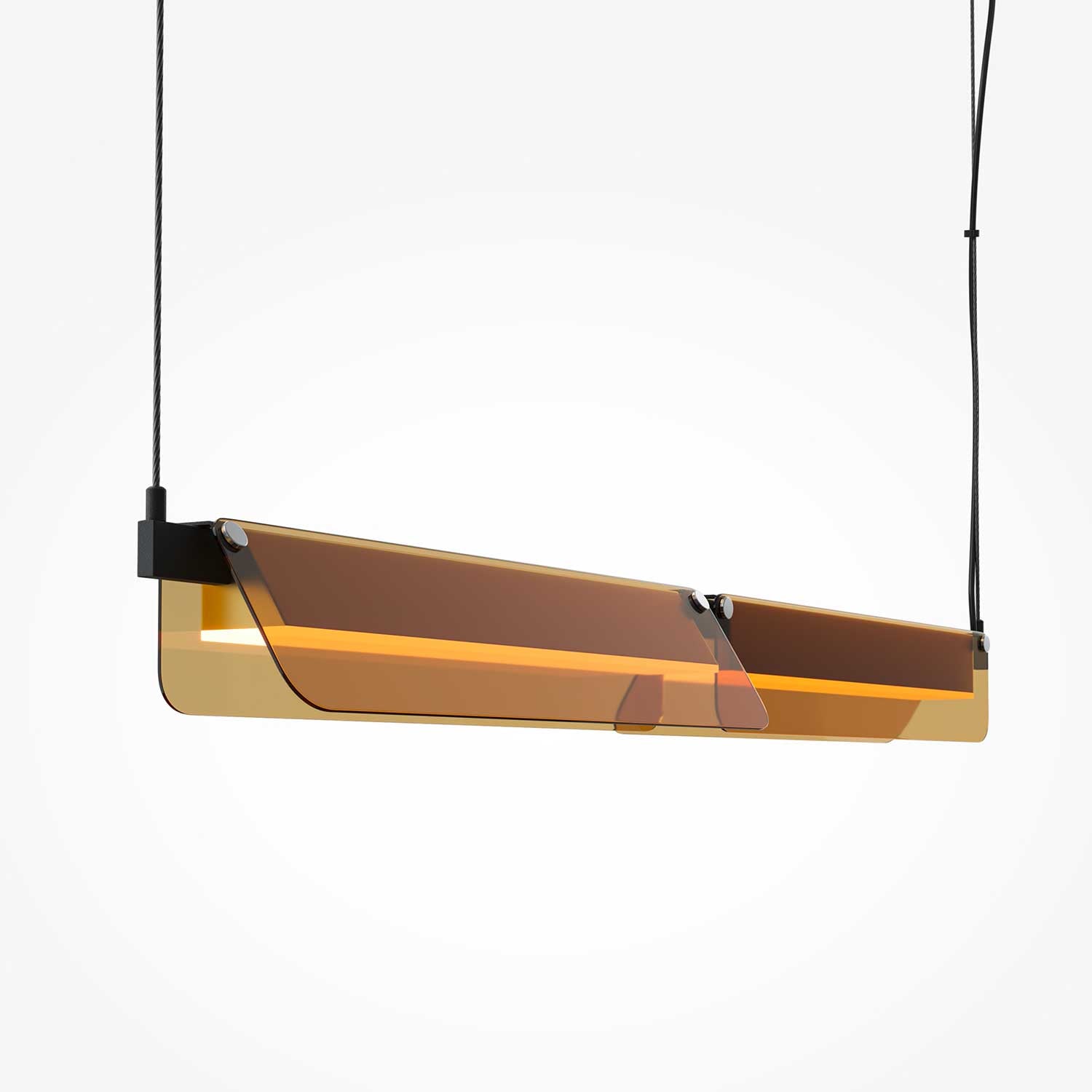 Flat - Suspension LED en verre design pour cuisine