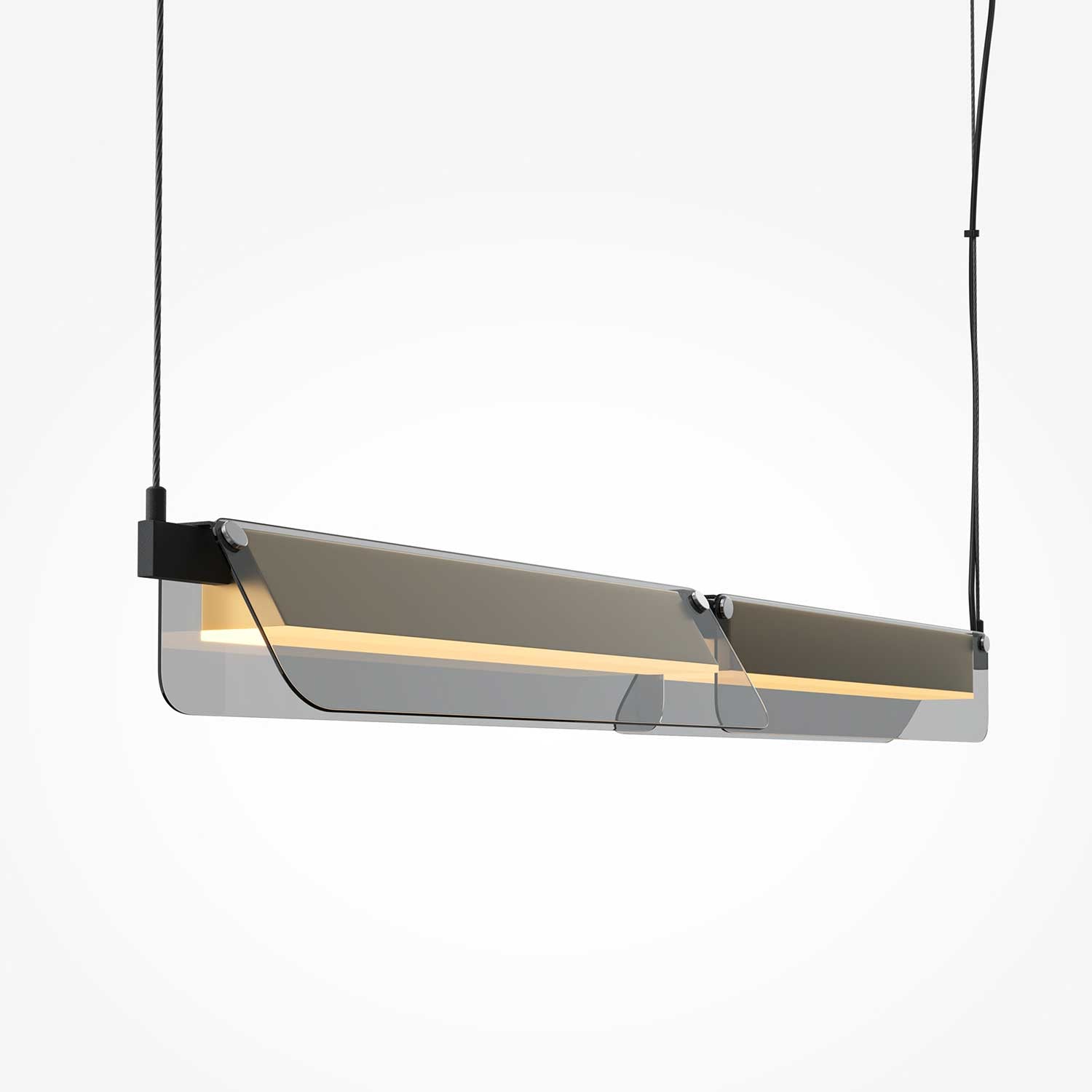 Flat - Suspension LED en verre design pour cuisine
