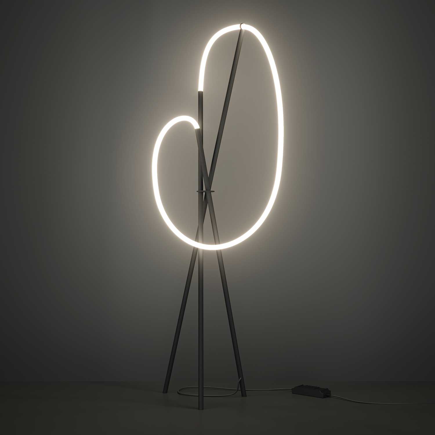 Crochet - Lampadaire tube LED flexible design moderne