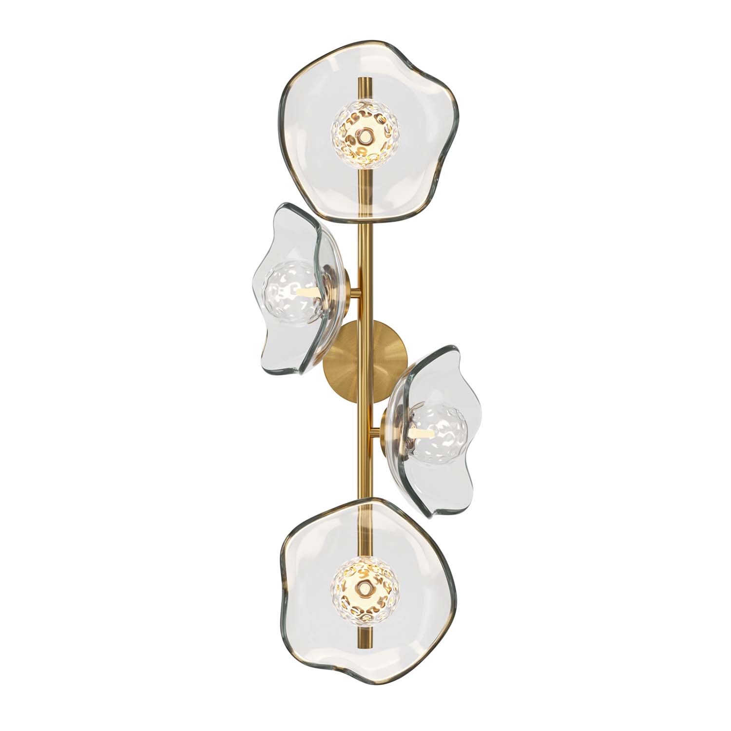 Miracle - Vintage design glass living room wall light