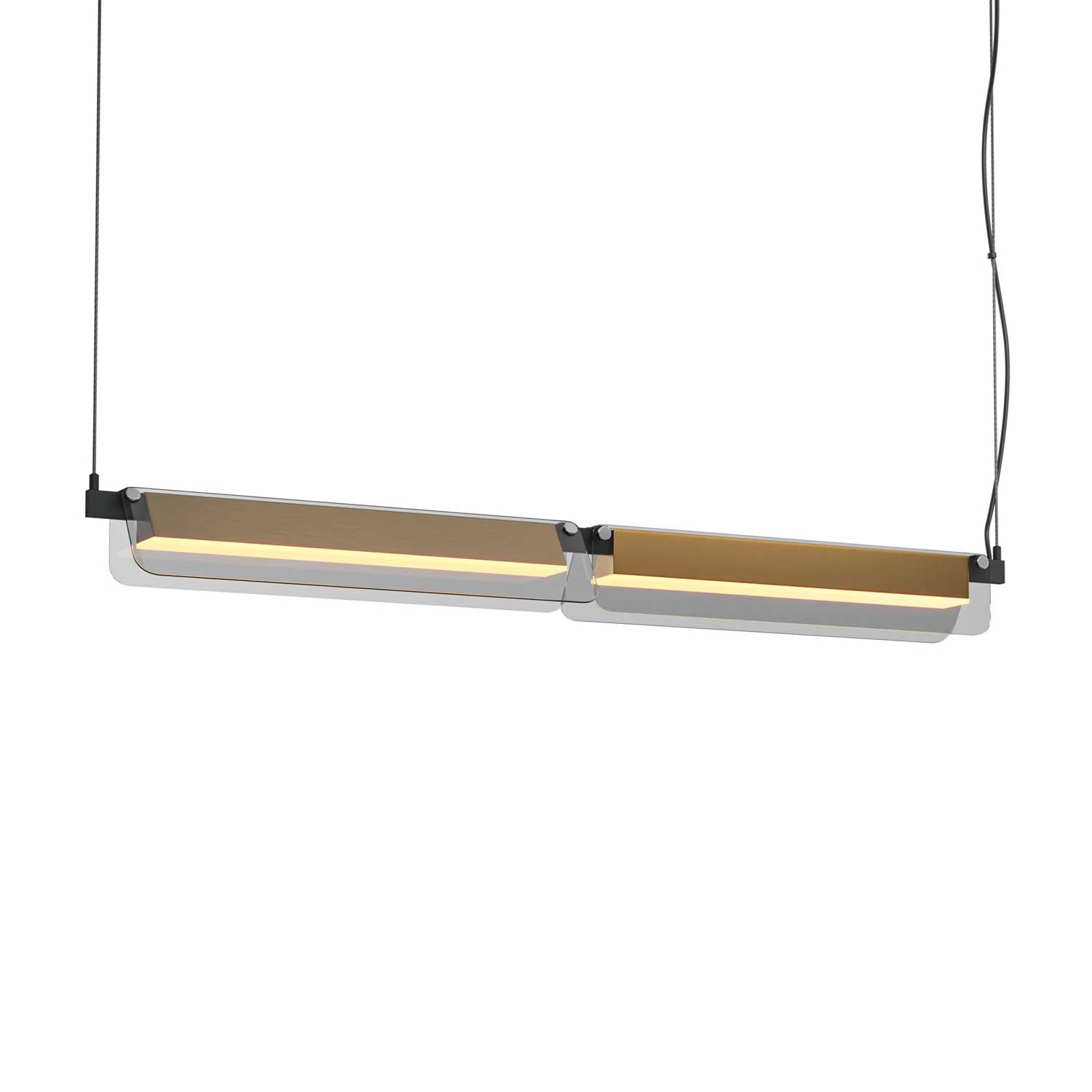 Flat - Suspension LED en verre design pour cuisine