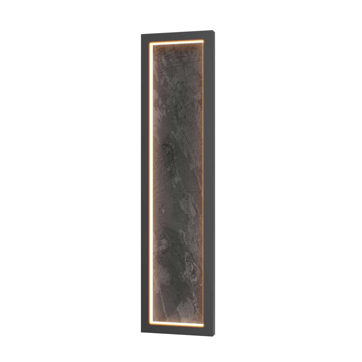 Orign - Applique LED design noir effet pierre pour chambre