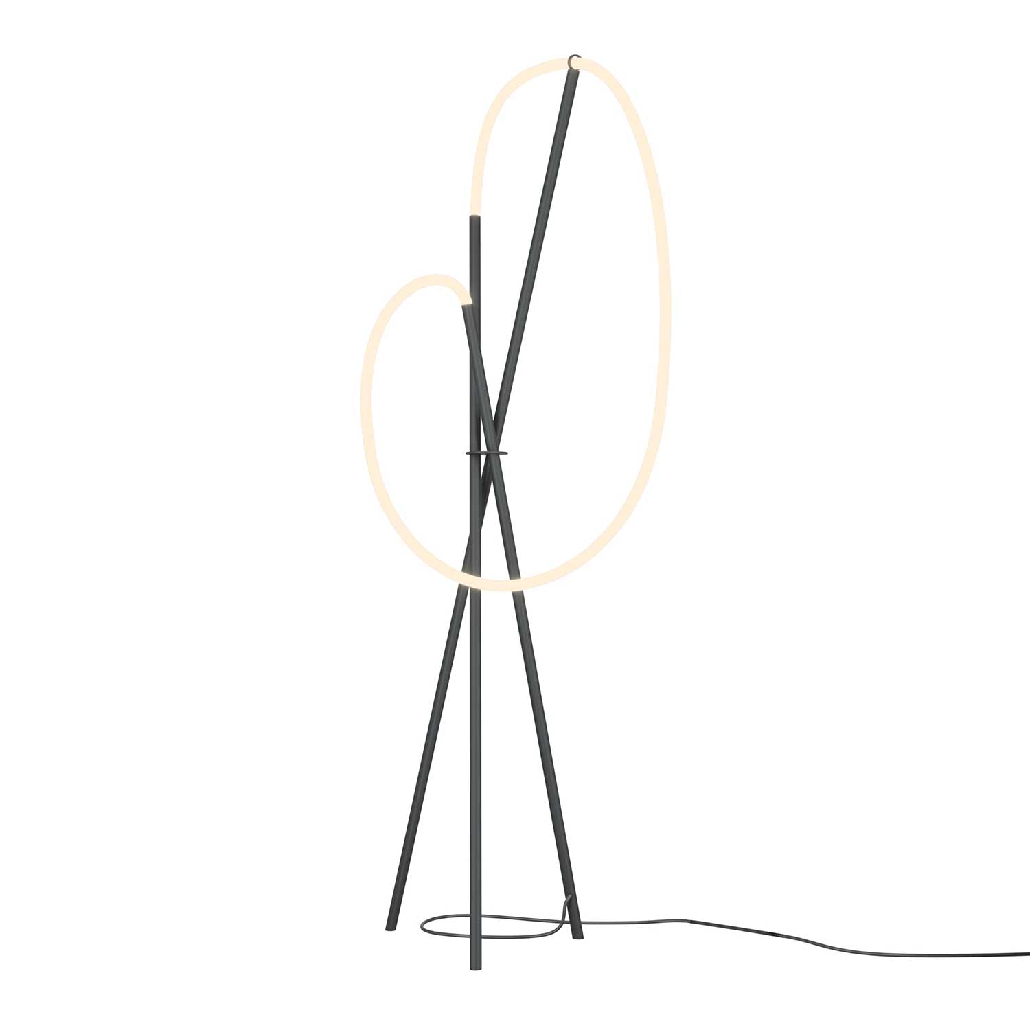 Crochet - Lampadaire tube LED flexible design moderne