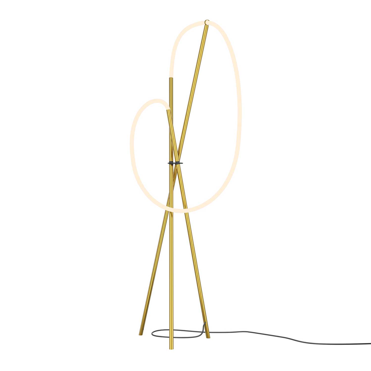 Crochet - Lampadaire tube LED flexible design moderne