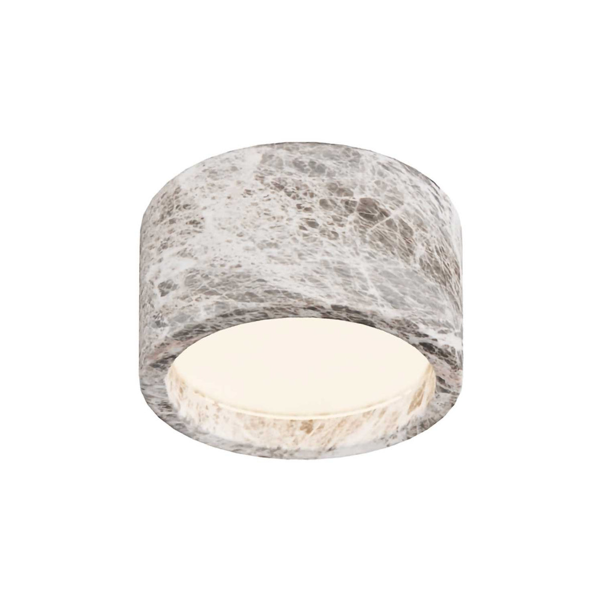 Basic Texture - Spot de plafond en marbre, style minimaliste