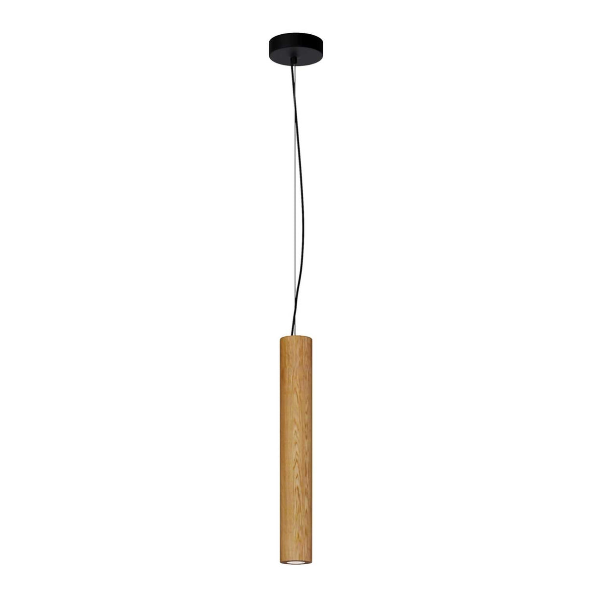 Basic Texture - Suspension LED tubulaire en bois ou marbre, style minimaliste