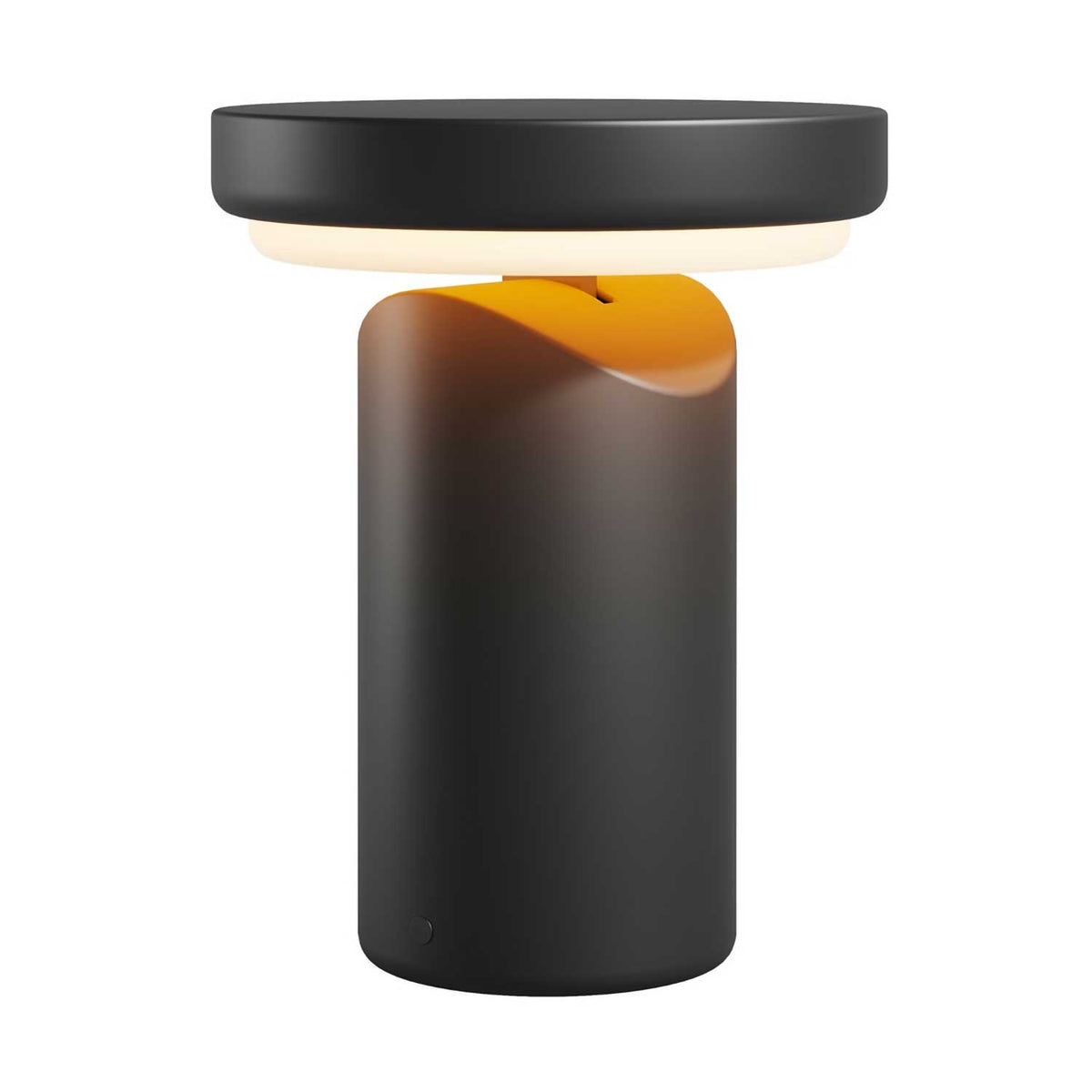 Topo - Lampe à poser rechargeable rechargeable et orientable en métal, style moderne