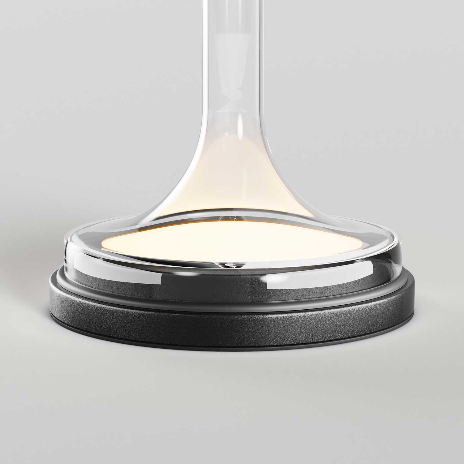 Spirito - Lampe LED à poser en verre design pour salon ou chambre